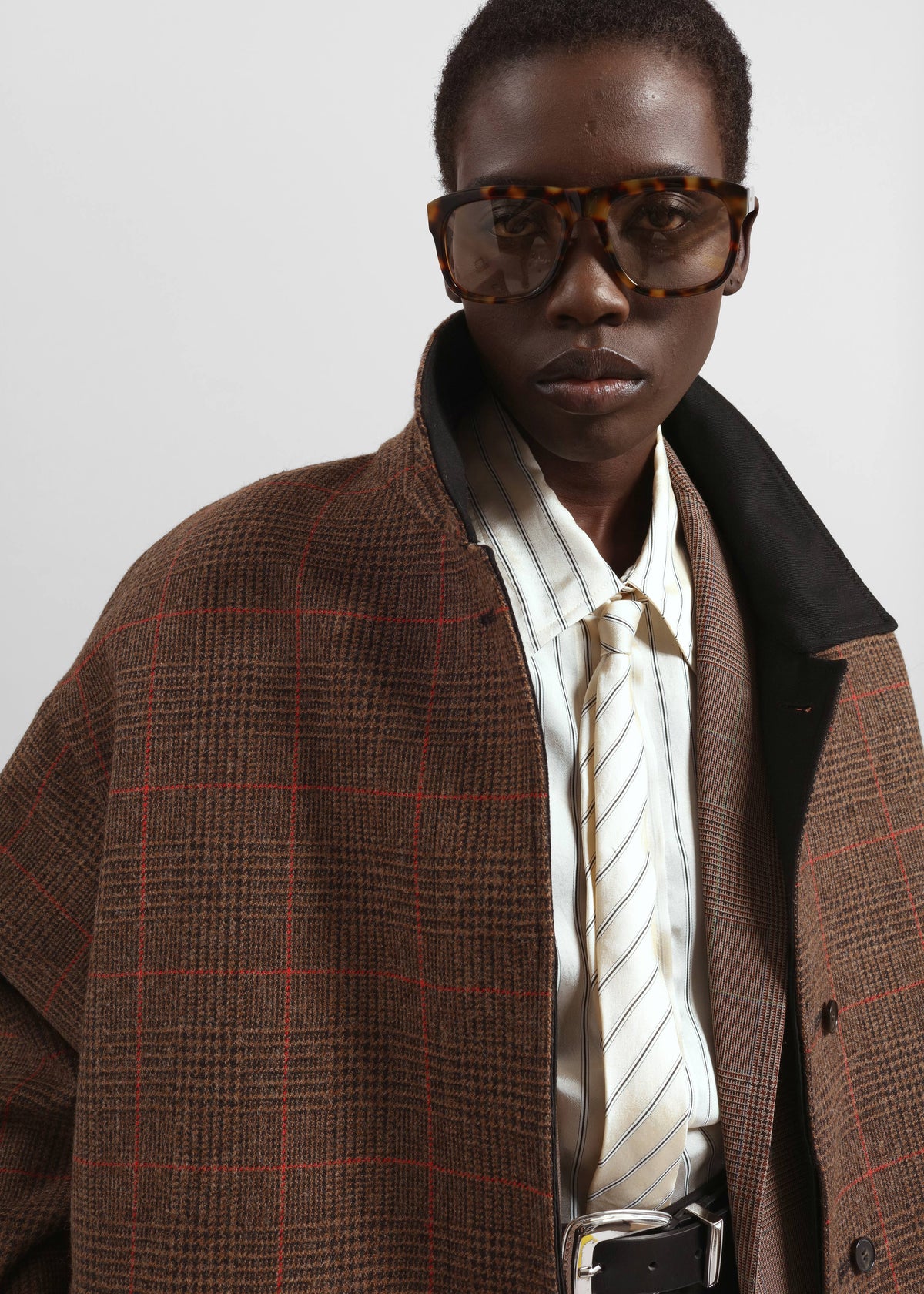 Elton Reversible Car Coat - Brown Glen Plaid β view 3 of 15