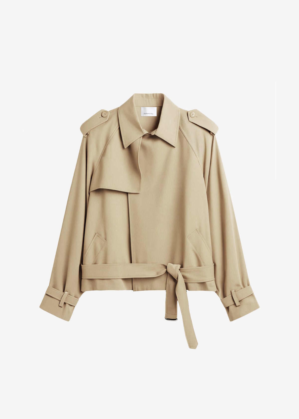 Elva Fluid Short Trench - Beige β view 11 of 11