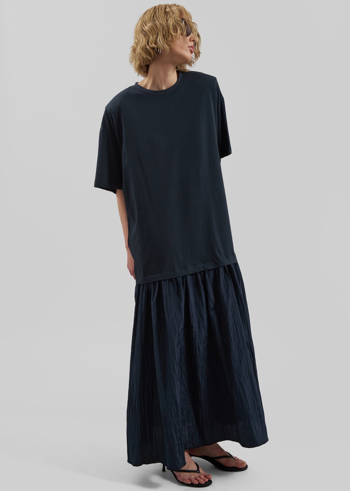 Endell Drop-Waist T-Shirt Dress - Navy β view 1 of 9