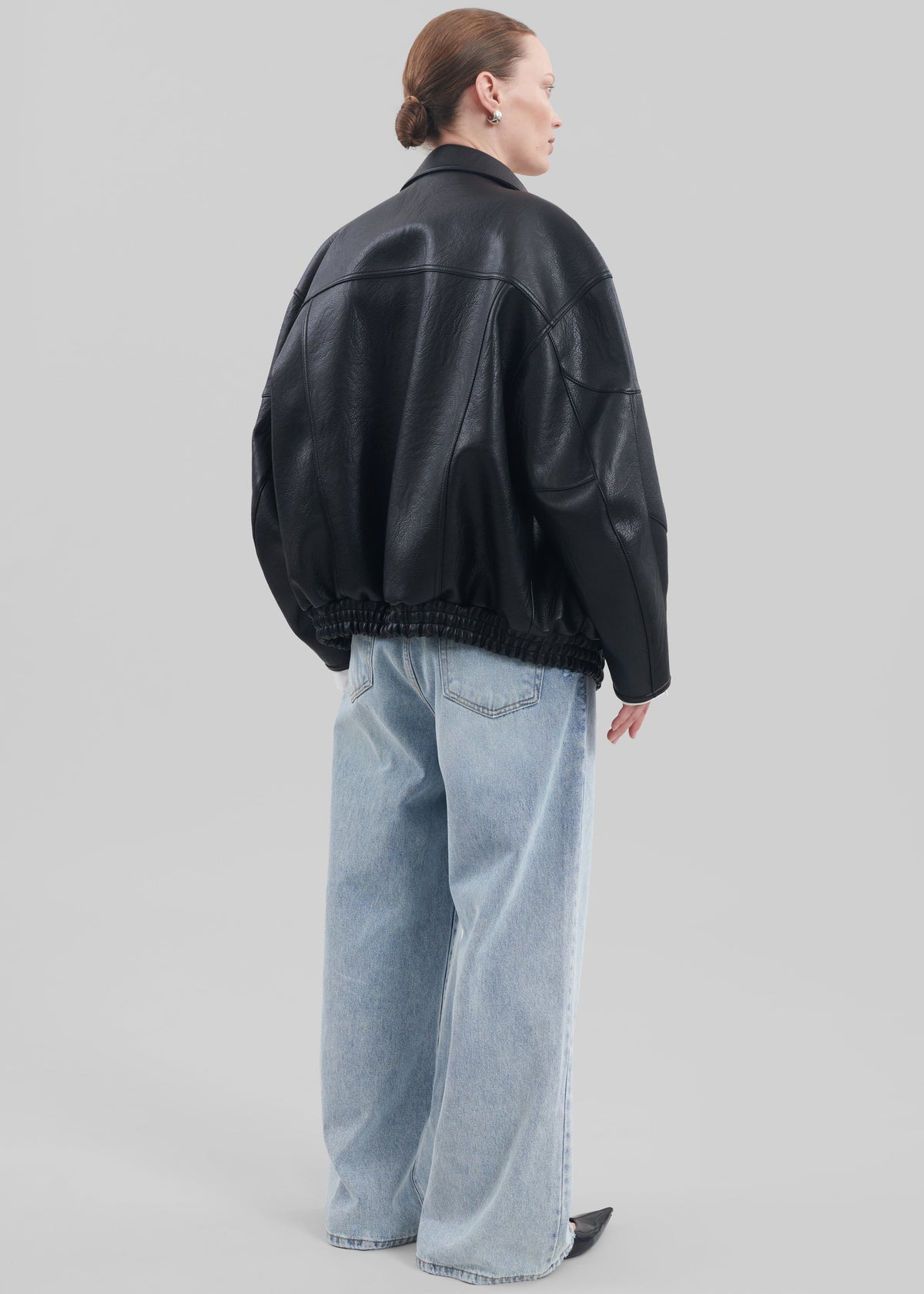 Enora Faux Leather Jacket - Black β view 8 of 9