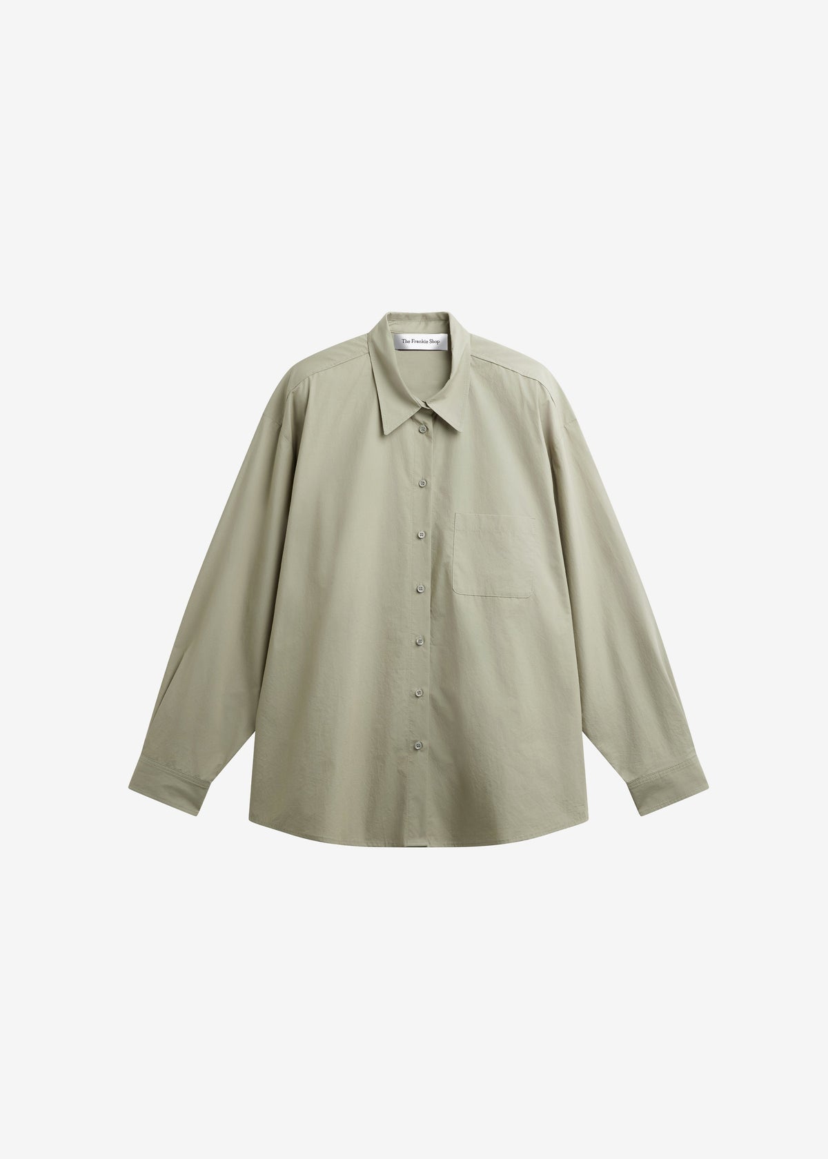 Eston Cotton Oversized Shirt - Sage β view 8 of 8