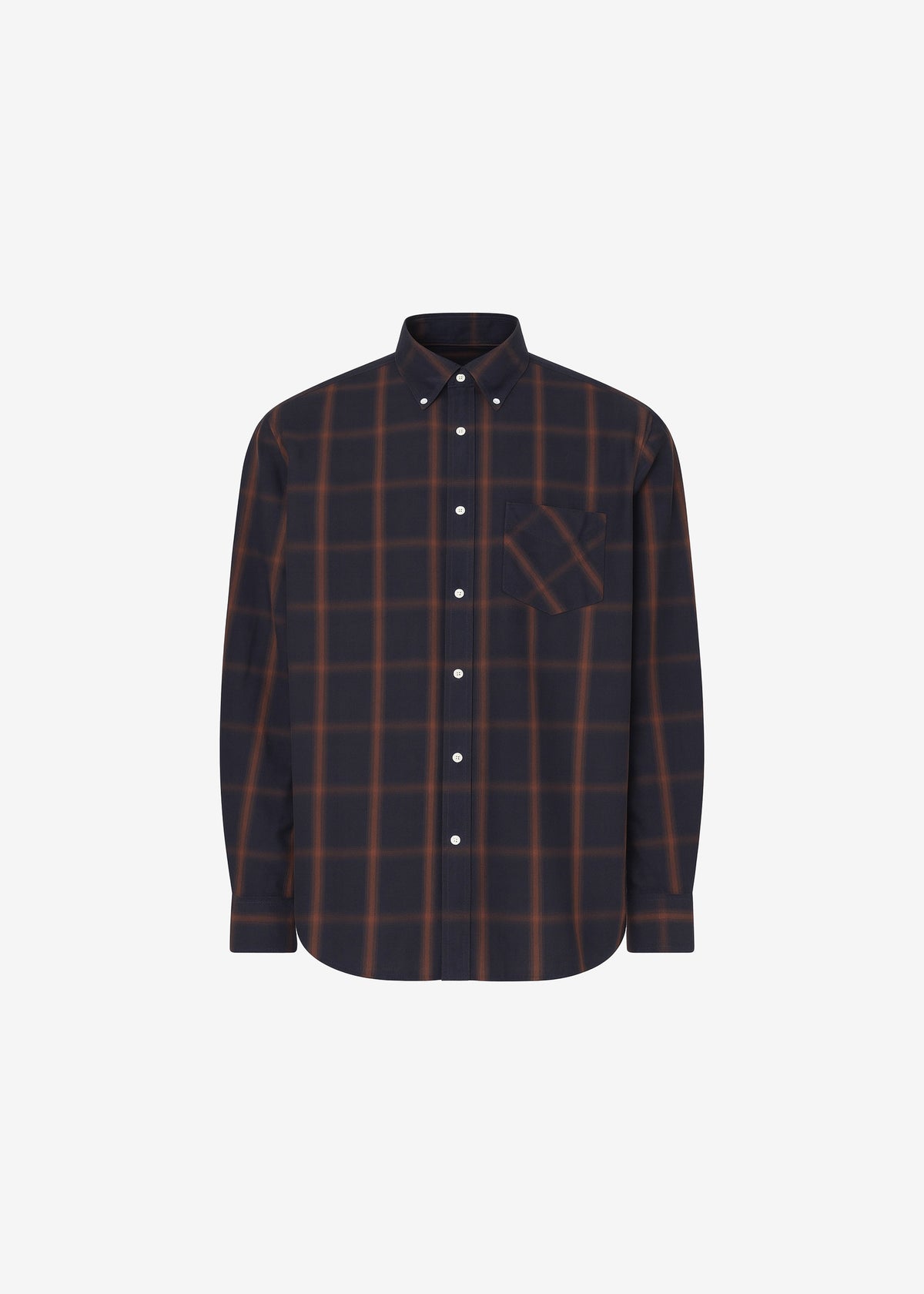 Evald Shirt - Navy Plaid β view 8 of 8