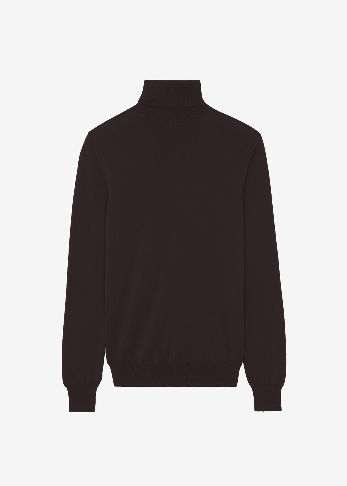 Eve Thin Turtleneck Sweater - Dark Brown β view 10 of 10