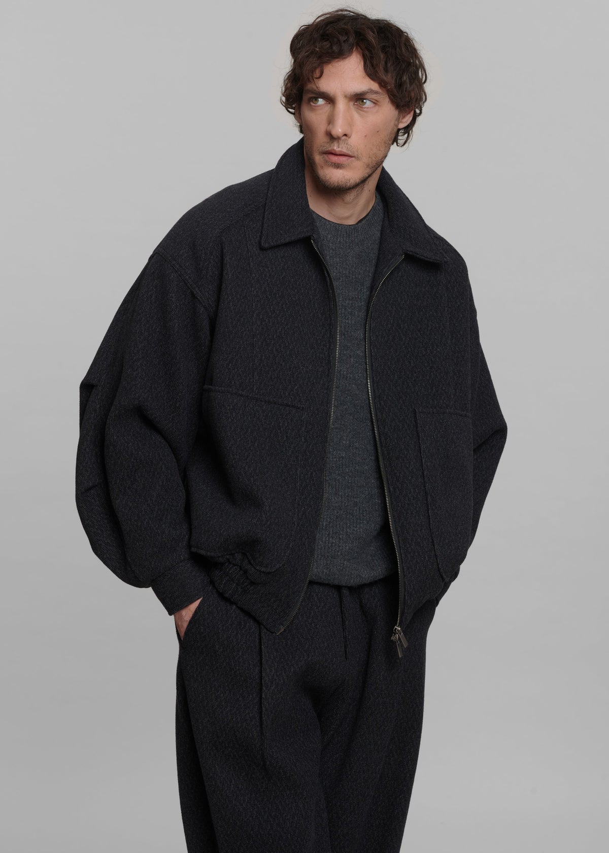 Felix Jacket - Charcoal β view 3 of 8