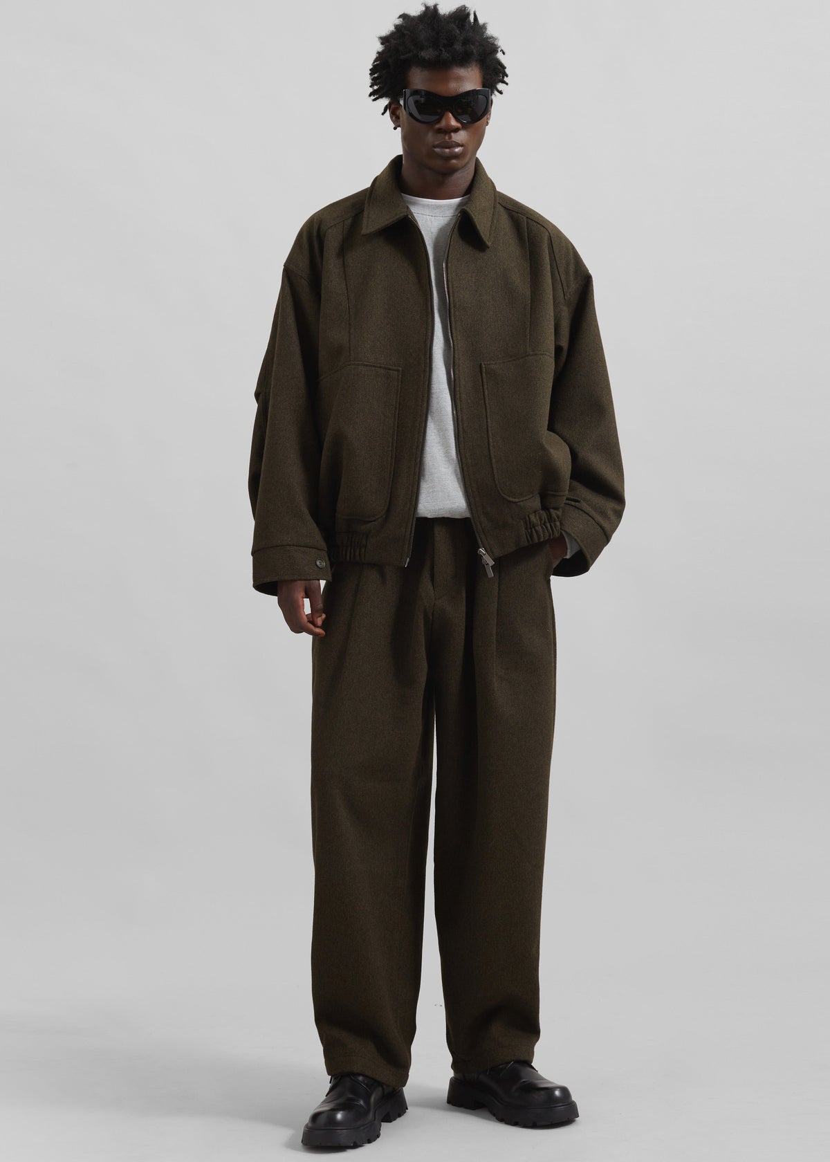 Felix Jacket - Dark Olive β view 3 of 7