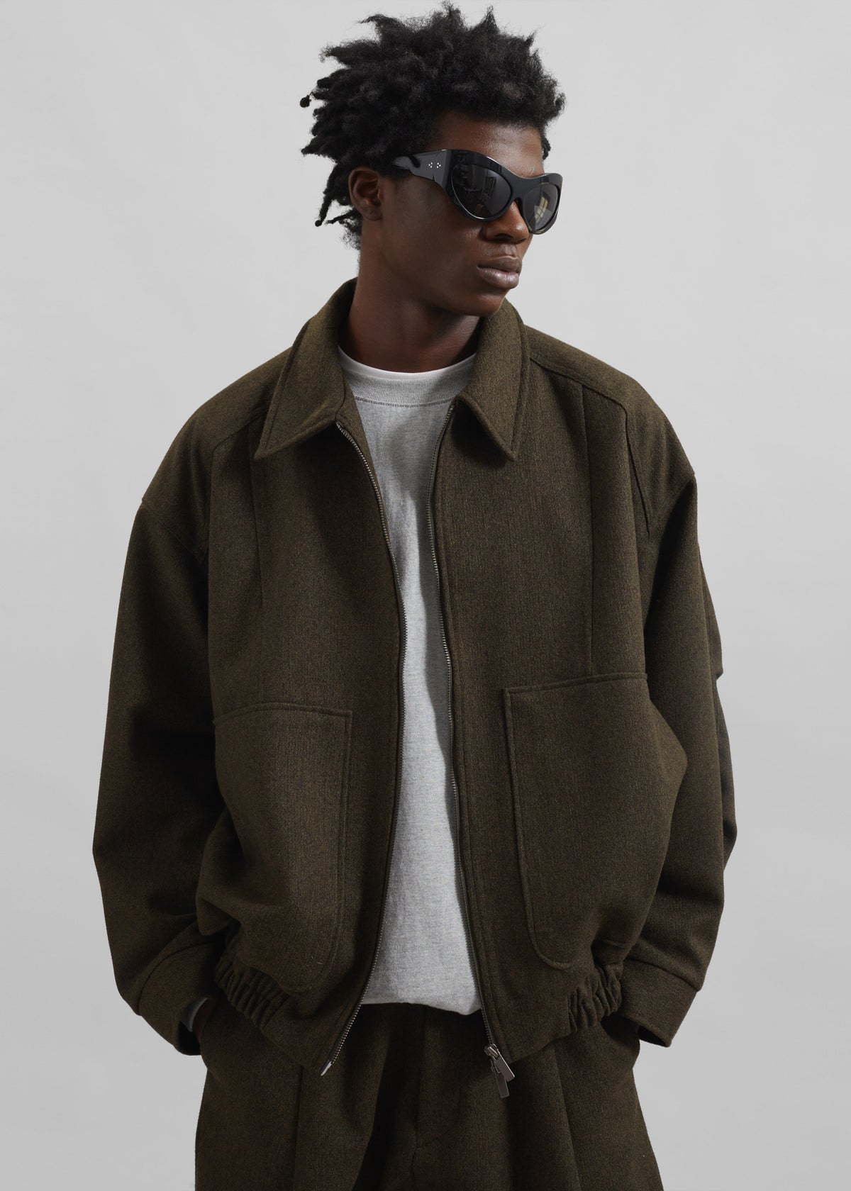 Felix Jacket - Dark Olive β view 1 of 7