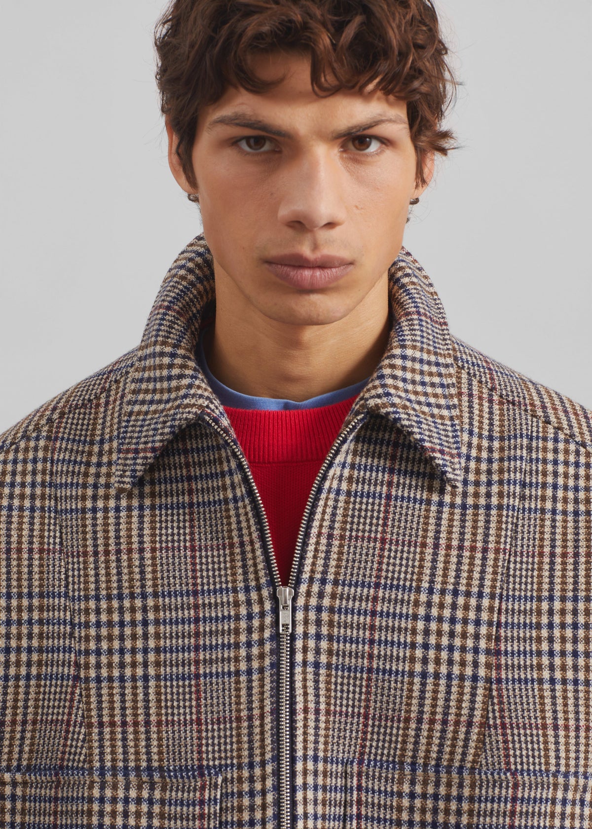 Felix Wool Jacket - Beige Glen Plaid β view 4 of 13