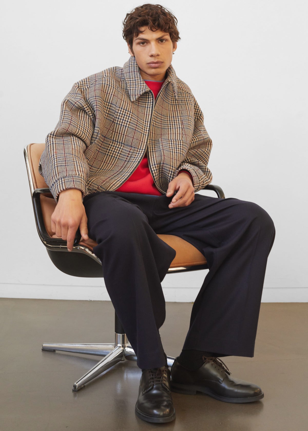 Felix Wool Jacket - Beige Glen Plaid β view 9 of 13