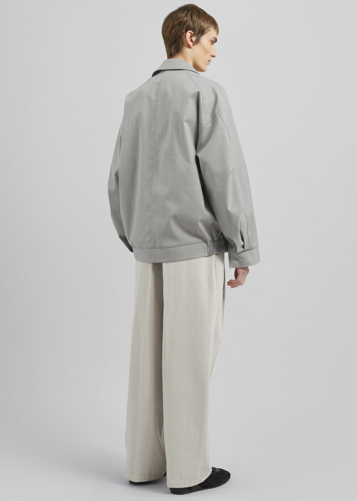 Felix Textured Jacket - Greige Melange β view 9 of 10