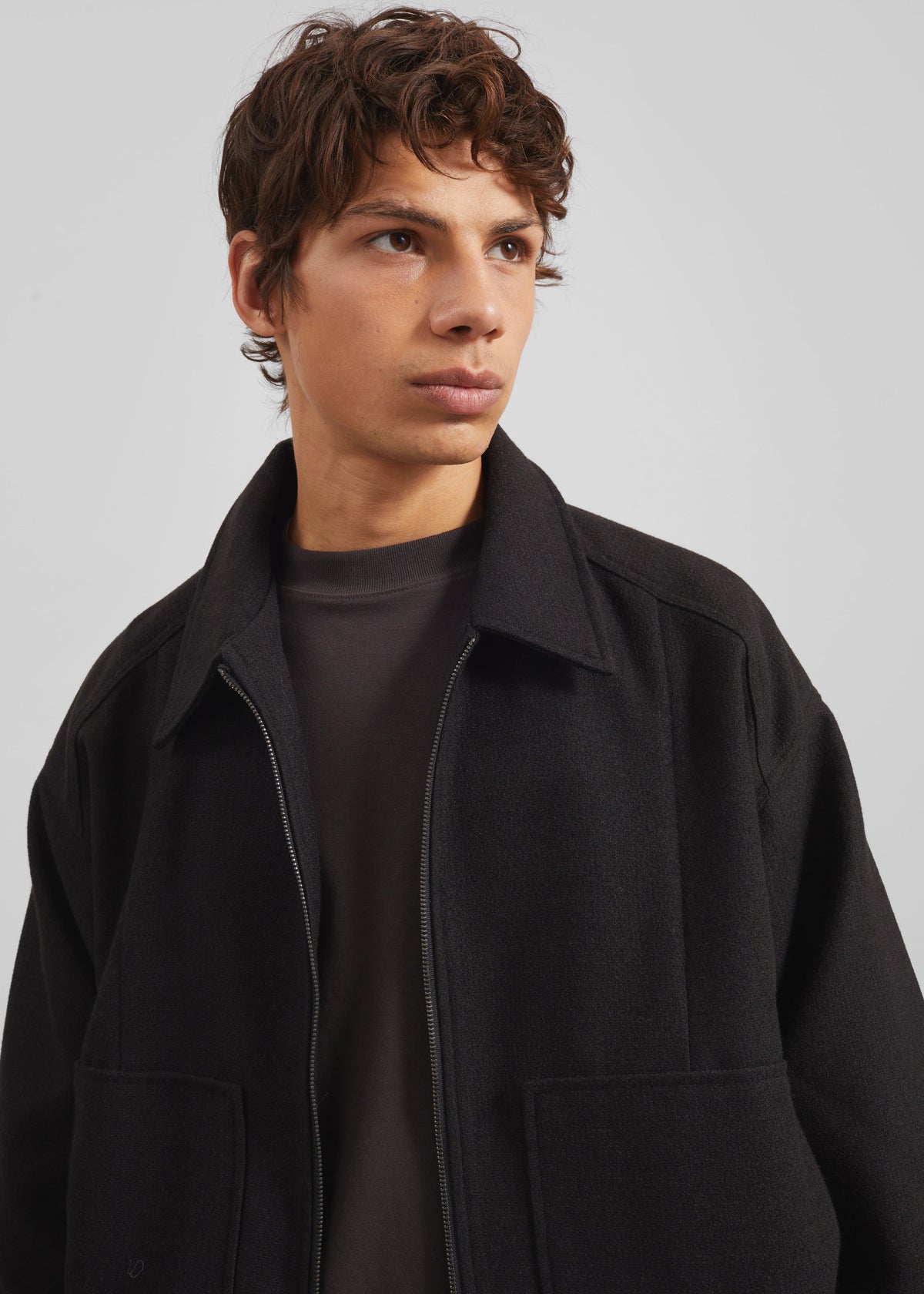 Felix Wool Blend Jacket - Black β view 4 of 7