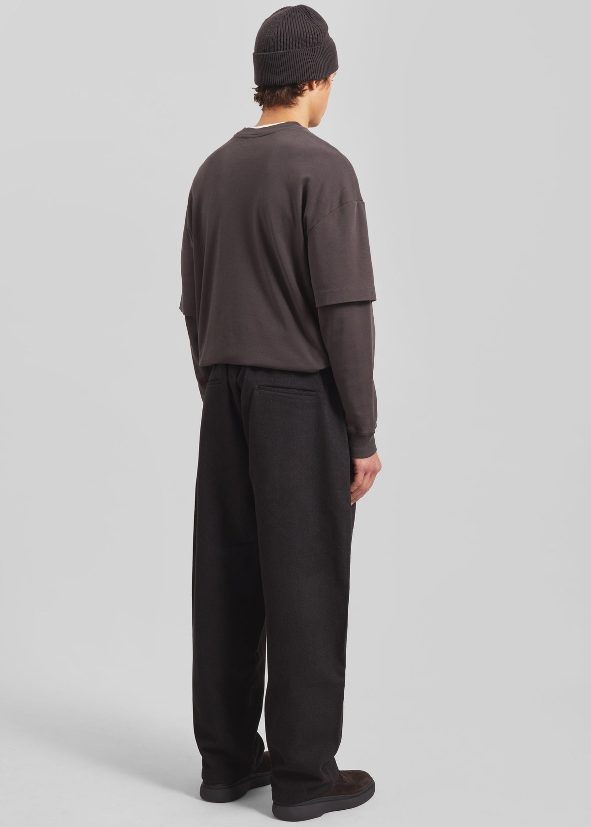 Felix Wool Blend Trousers - Black β view 8 of 9
