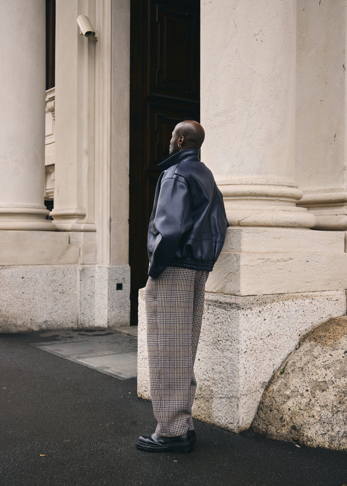 Felix Wool Trousers - Beige Glen Plaid β view 4 of 9