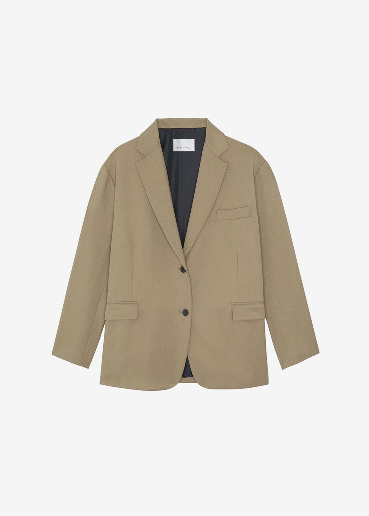 Nickishop Oversized Boyfriend Blazer - Desert Taupe β view 9 of 9