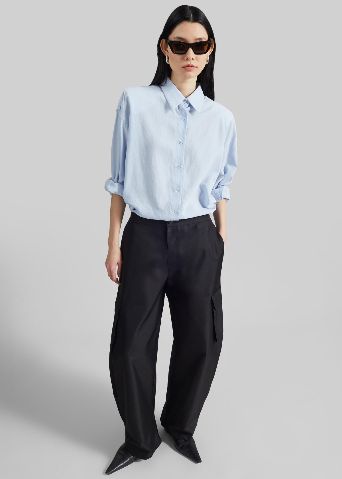 Geilo Barrel Leg Pants - Black β view 6 of 8