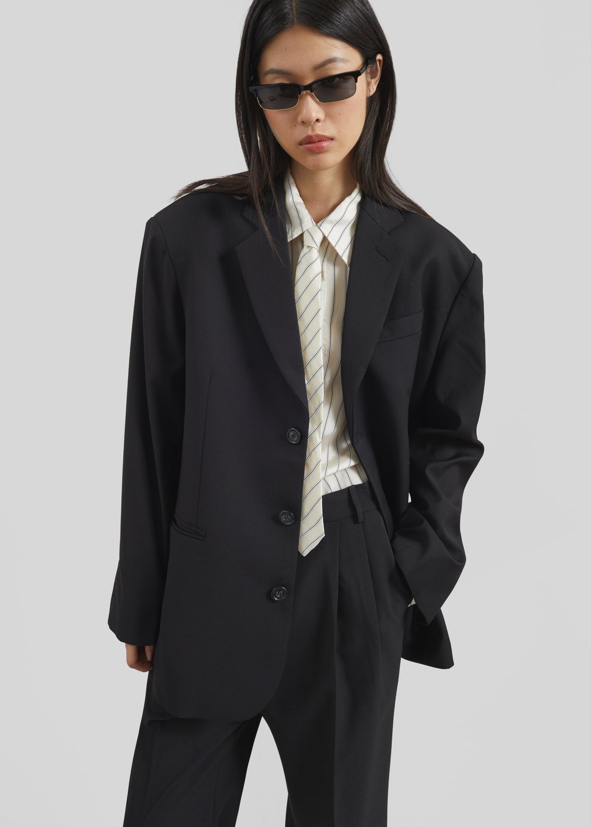 Gelso Oversized Blazer - Black β view 7 of 11