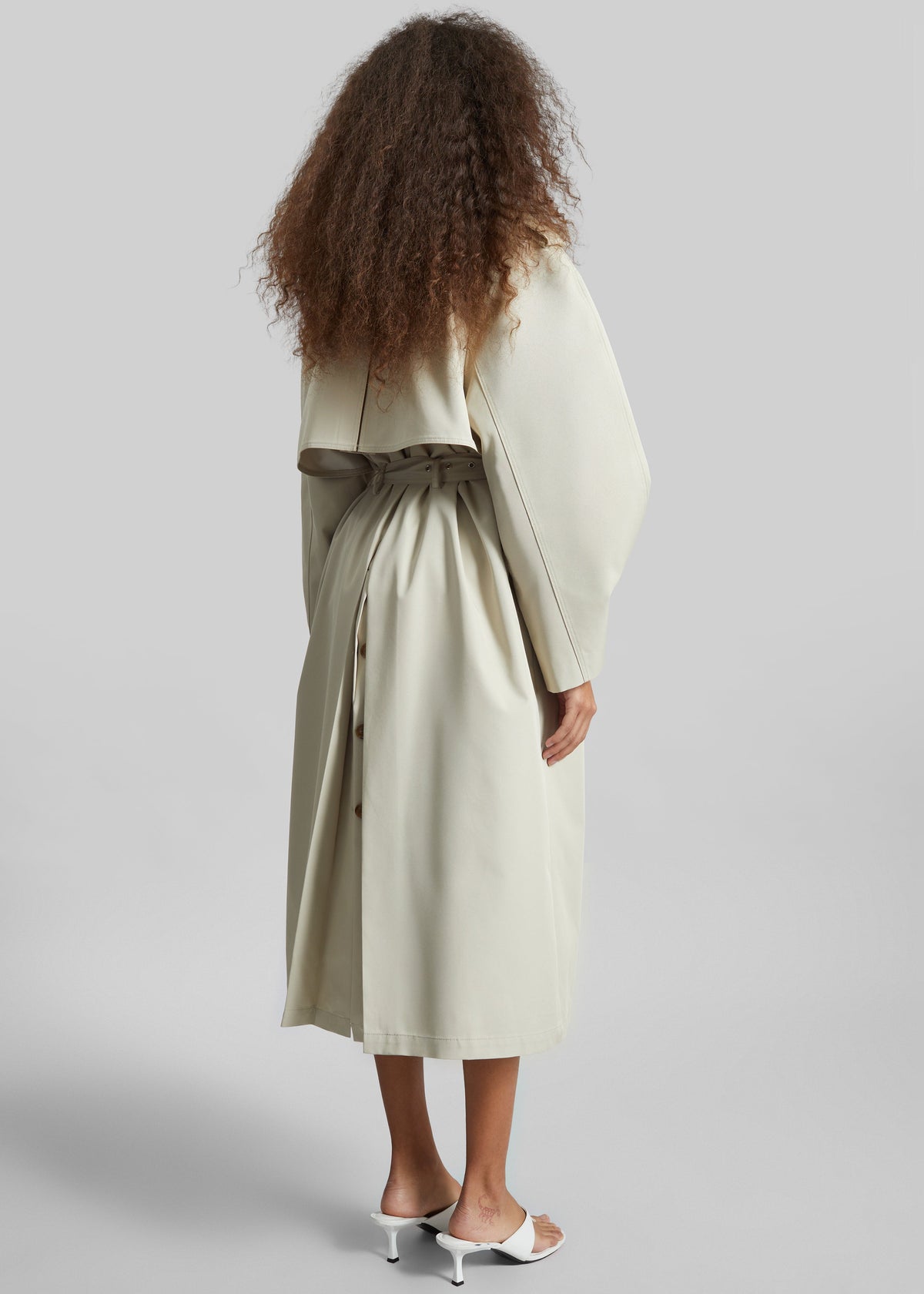 Genoa Padded Trench Coat - Beige β view 5 of 6