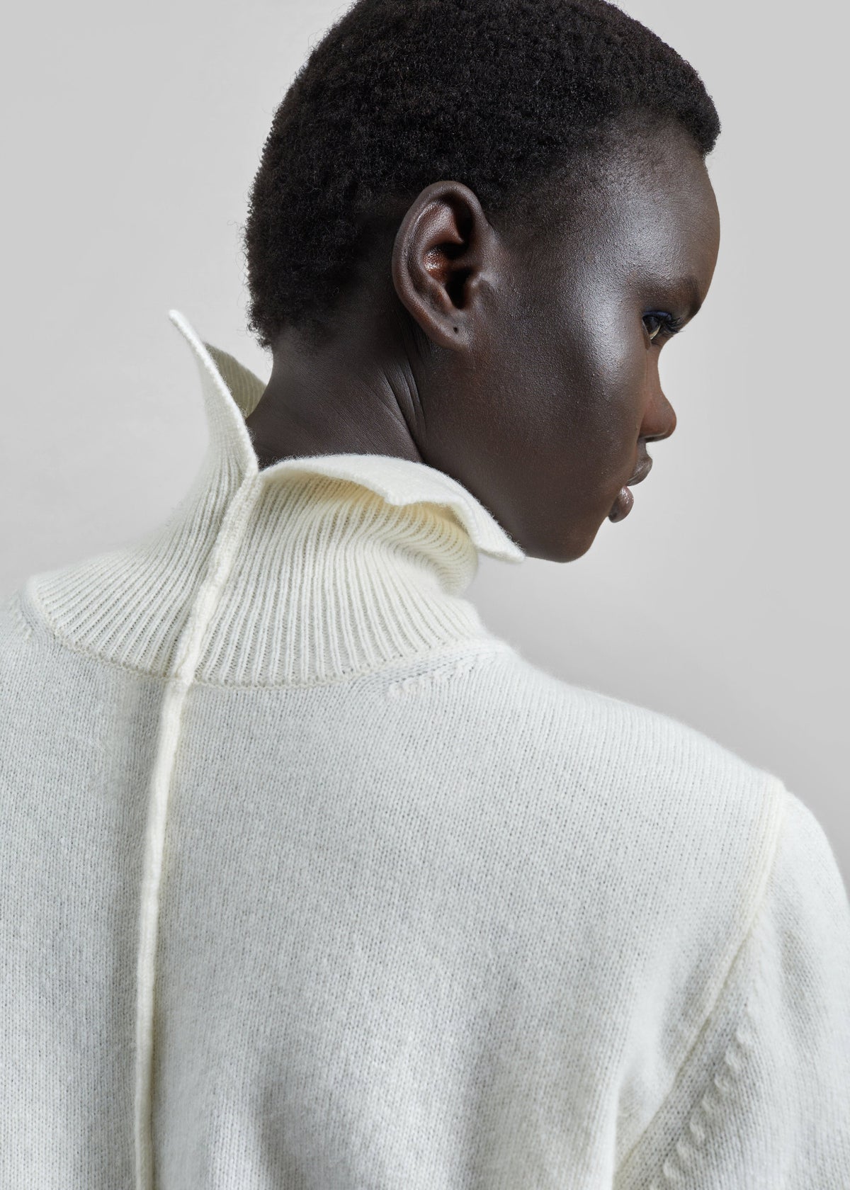 Grenaa Wool Turtleneck Sweater - Ivory β view 2 of 7