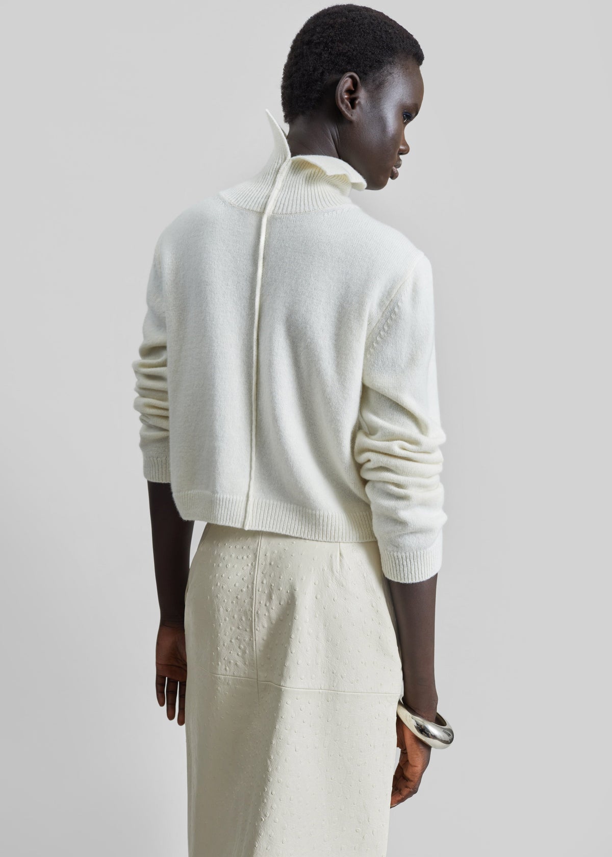 Grenaa Wool Turtleneck Sweater - Ivory β view 6 of 7