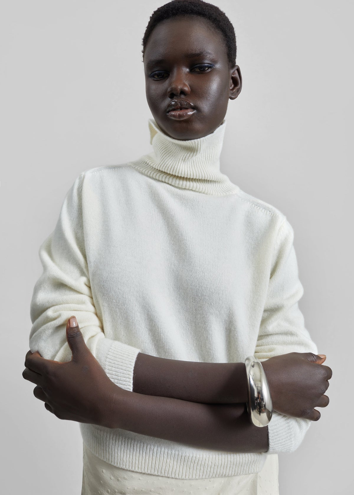 Grenaa Wool Turtleneck Sweater - Ivory β view 5 of 7