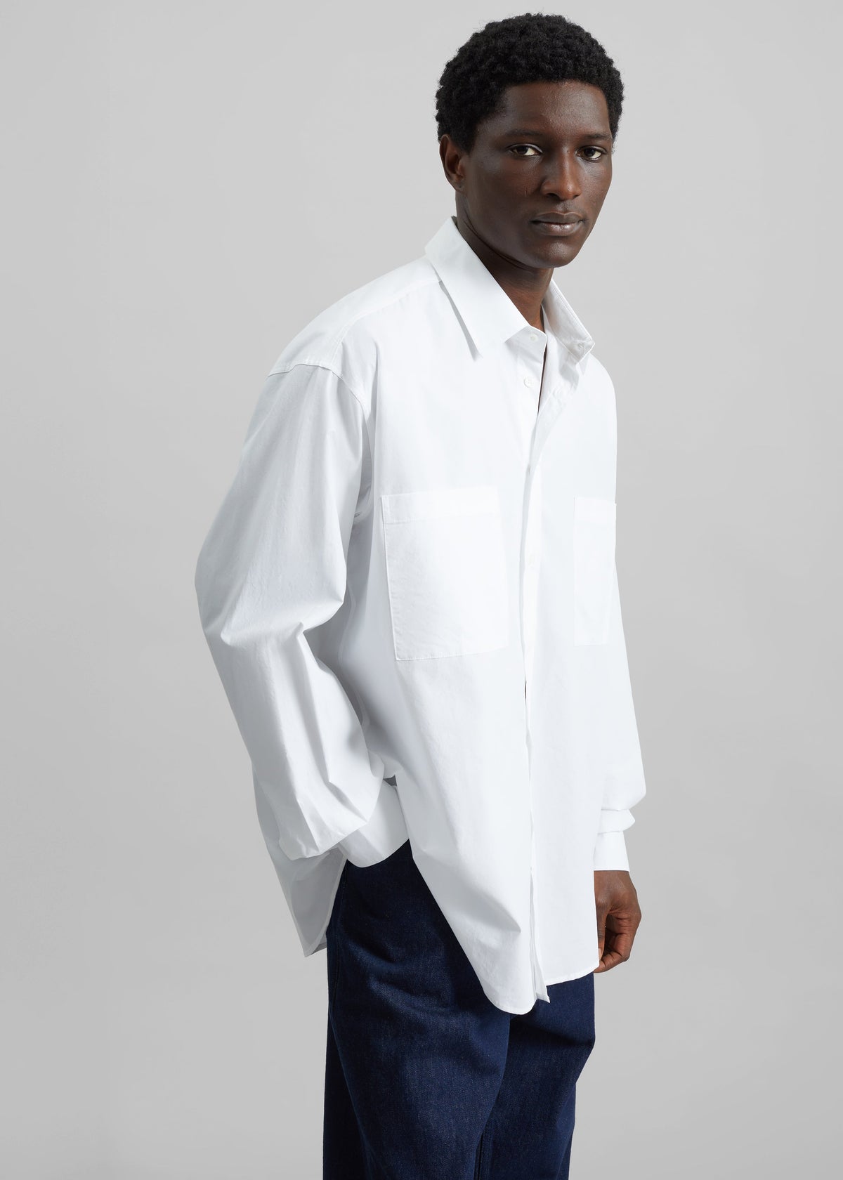 Gus Oversized Shirt - White β view 7 of 10