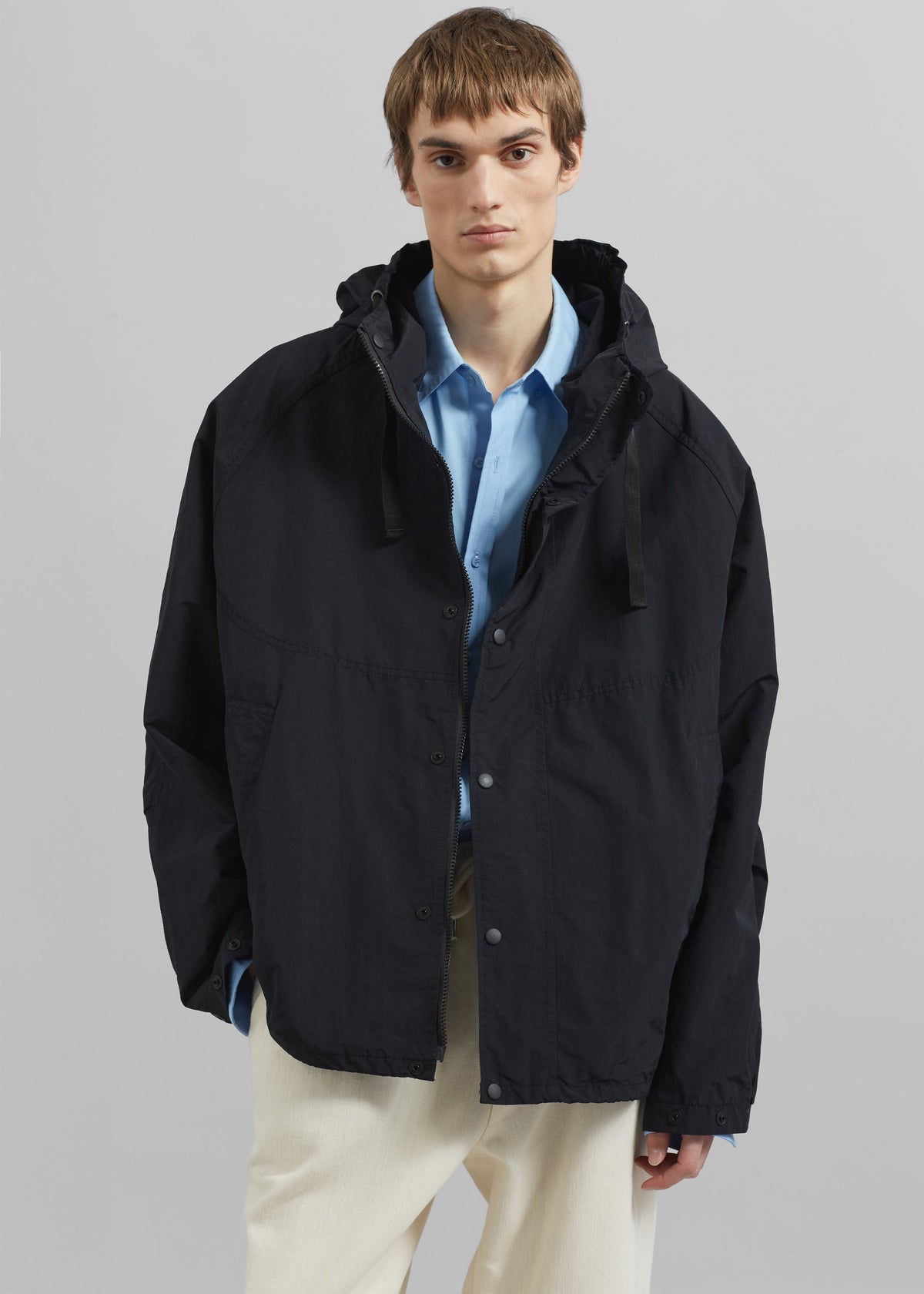 Haflong Hooded Jacket - Black β view 1 of 6