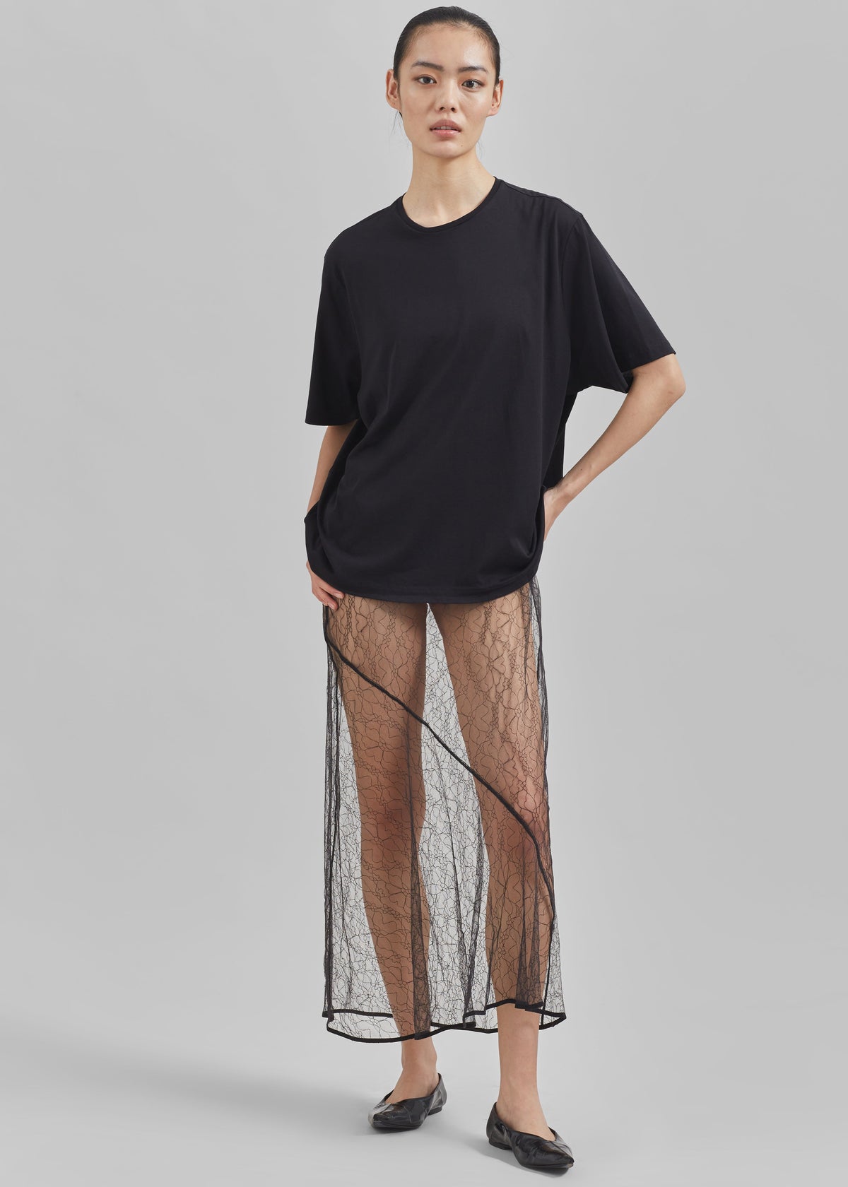 Harper Soft Organic T-Shirt - Black β view 6 of 10