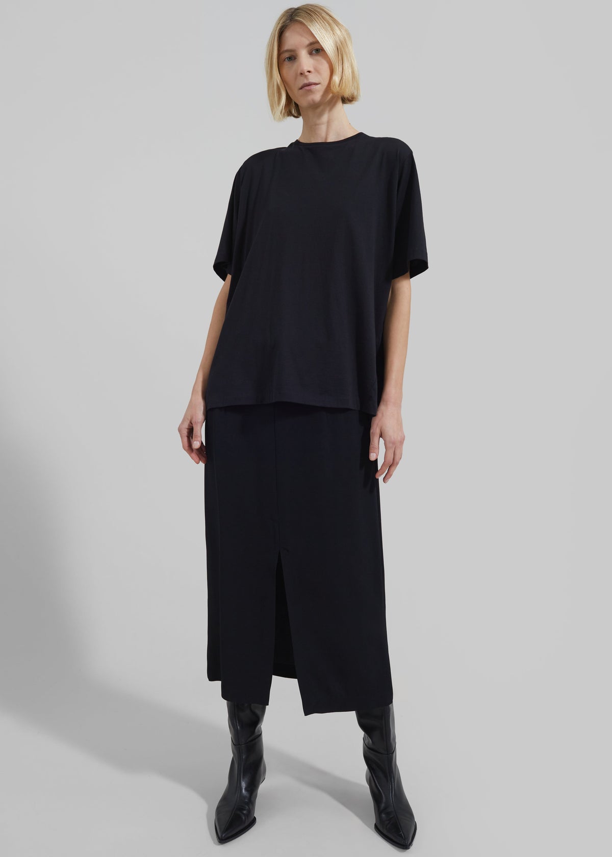 Harper Soft Organic T-Shirt - Black β view 2 of 10