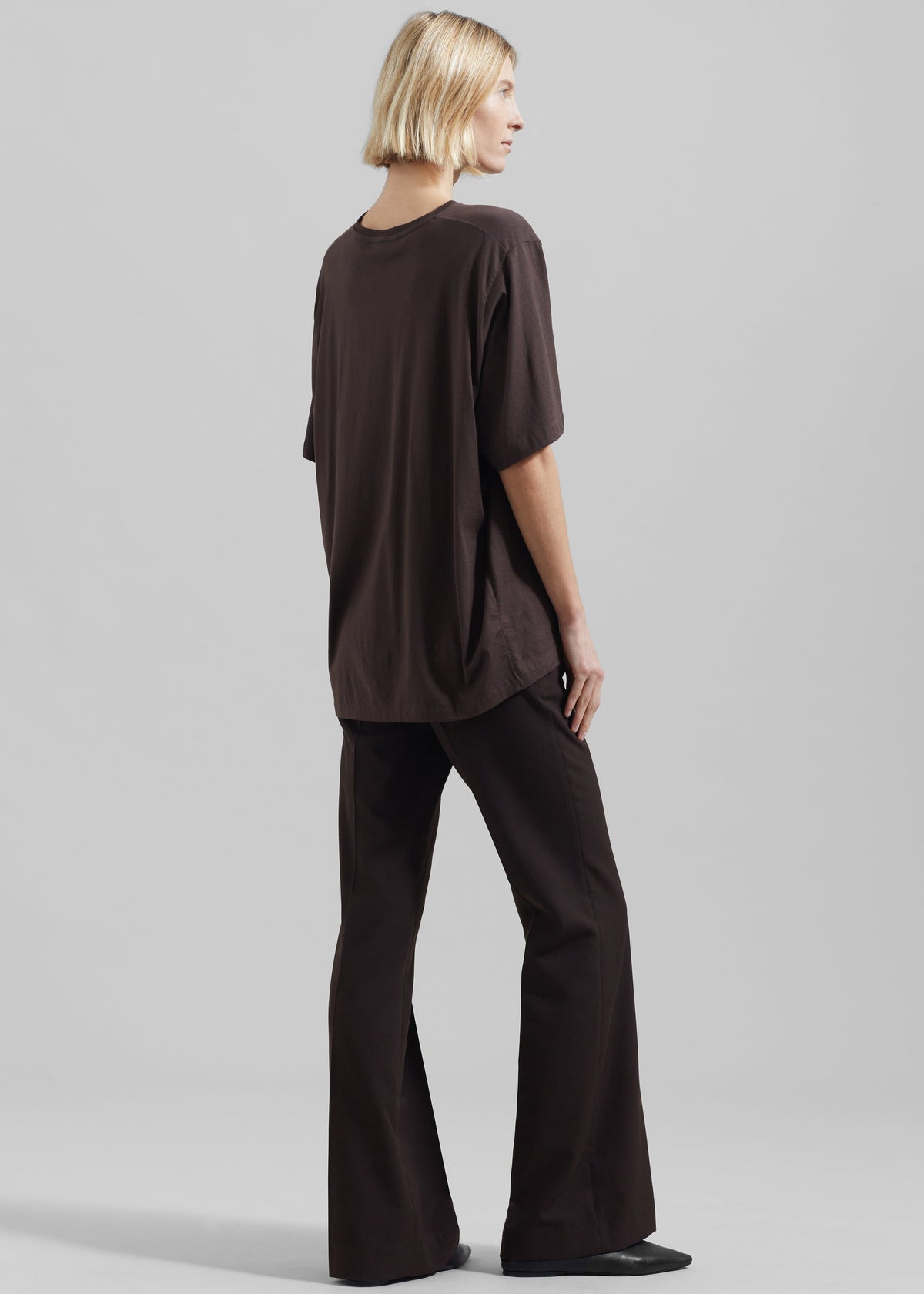 Harper Soft Organic T-Shirt - Brown β view 5 of 6