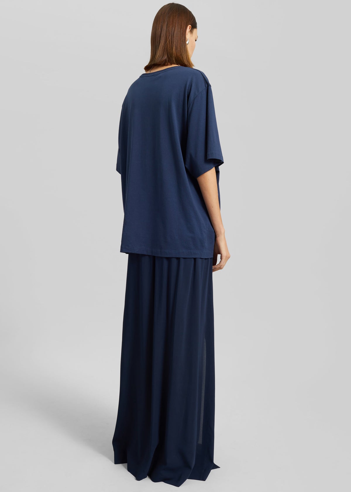 Harper Soft Organic T-Shirt - Navy β view 7 of 8