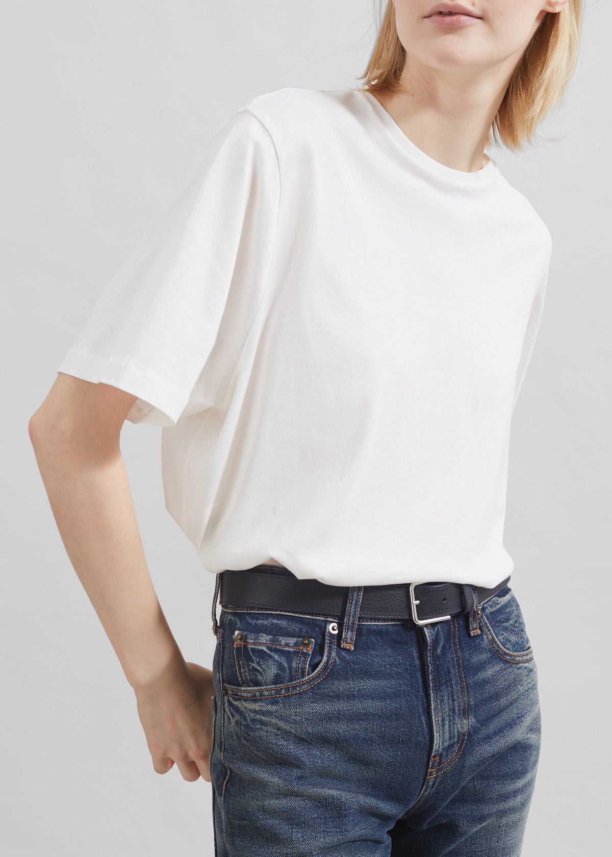 Harper Soft Organic T-Shirt - Off White β view 3 of 8