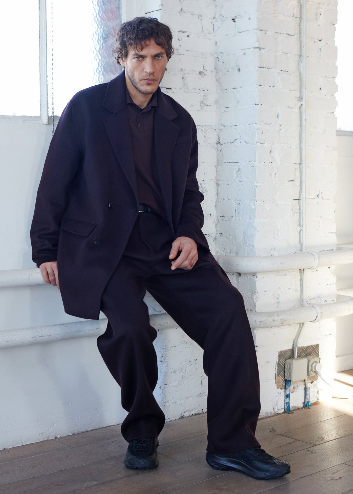 Harry Wool Blazer - Dark Plum β view 8 of 10