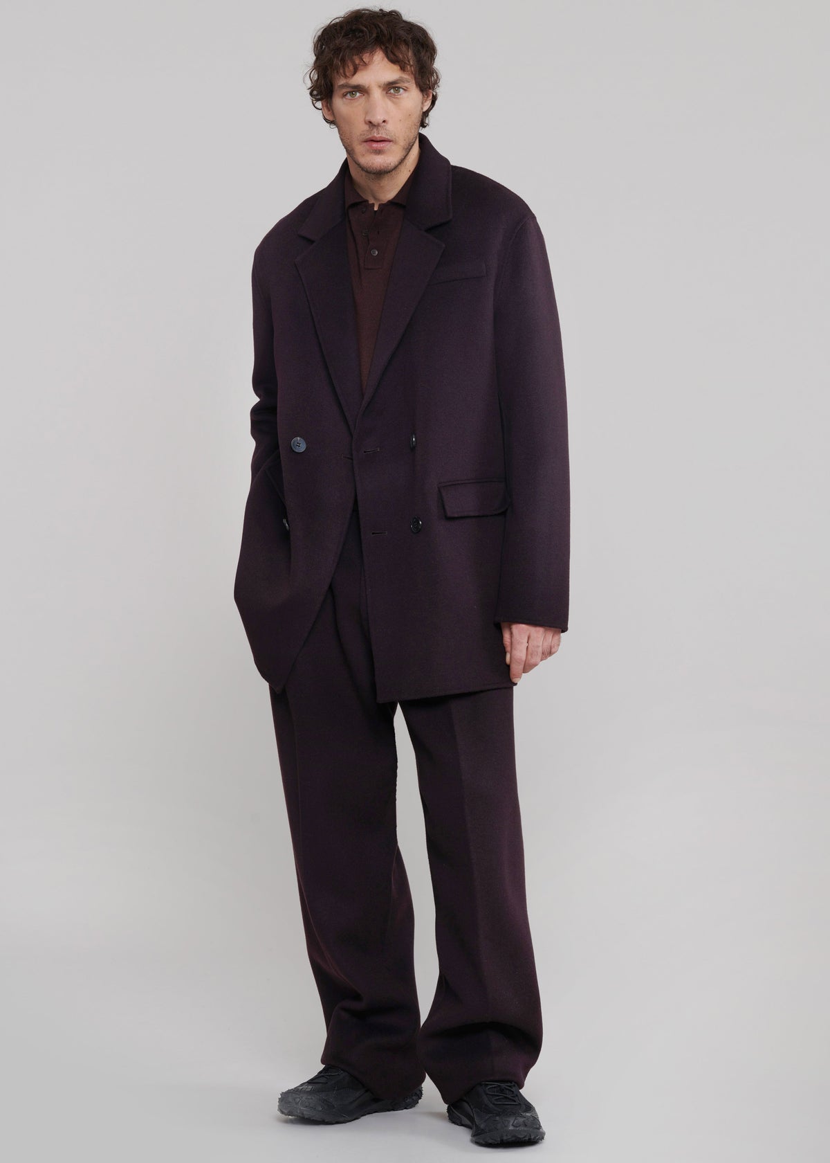 Harry Wool Blazer - Dark Plum β view 4 of 10