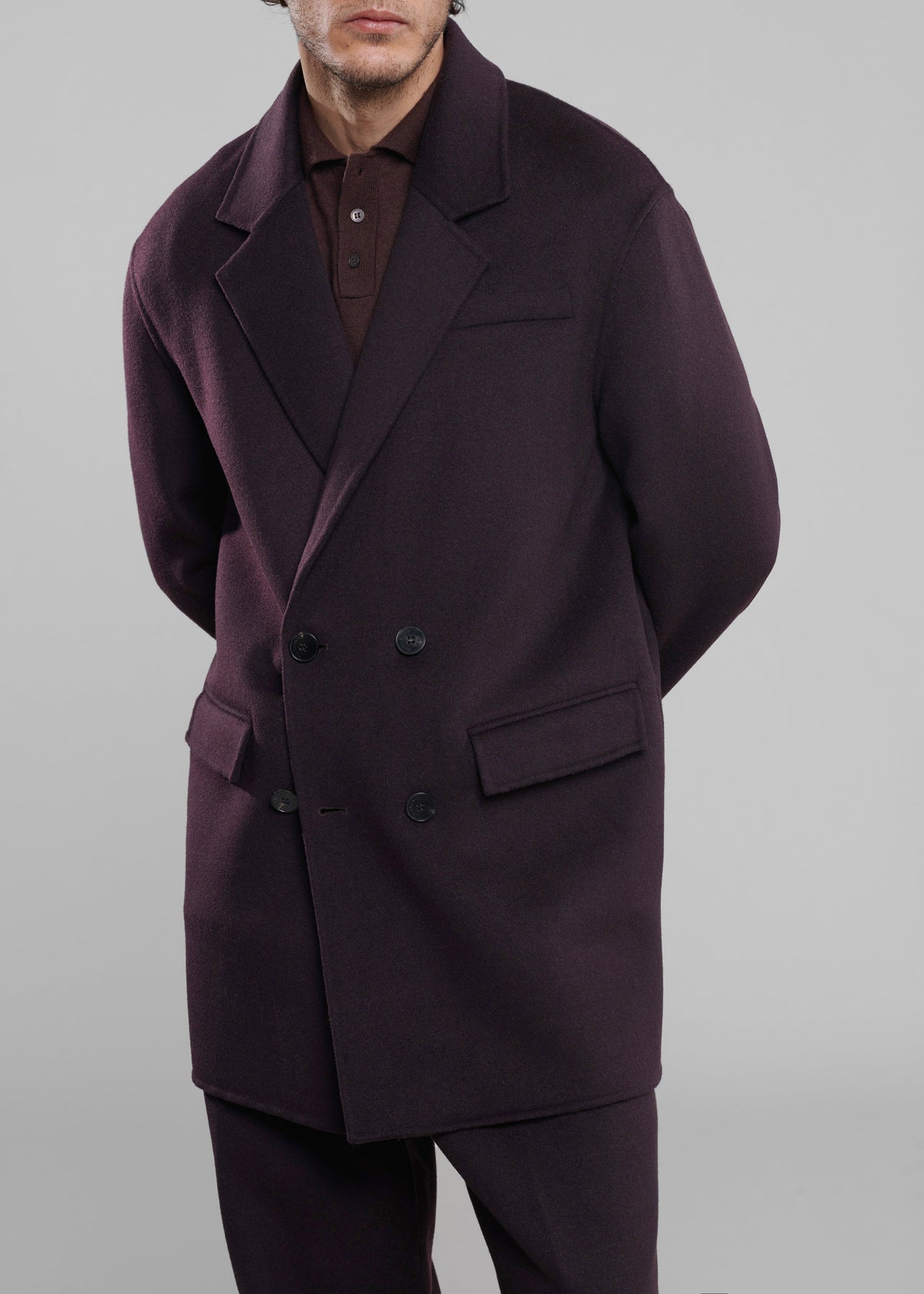 Harry Wool Blazer - Dark Plum β view 7 of 10