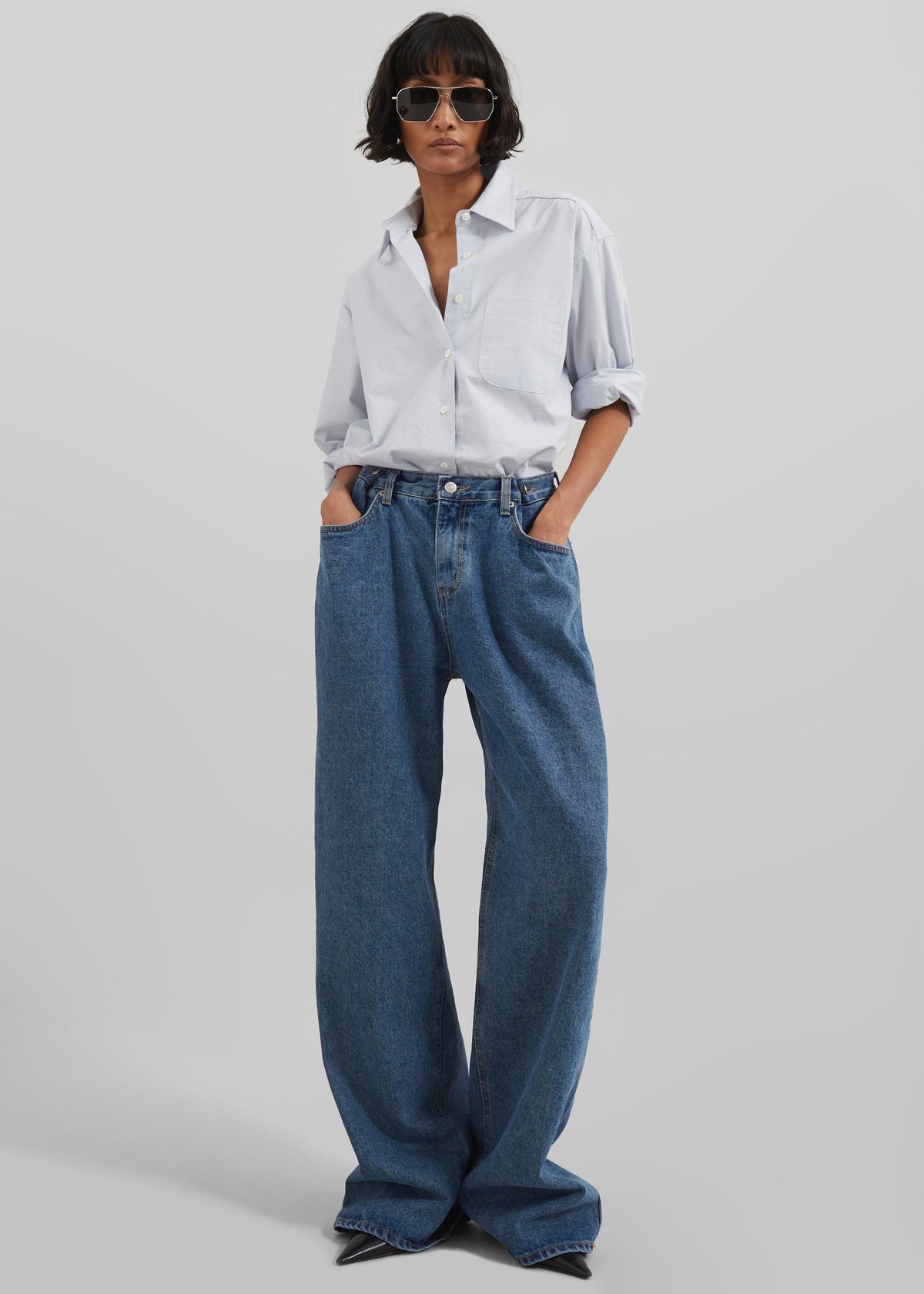 Hayla Denim Pants - Medium Wash β view 4 of 12