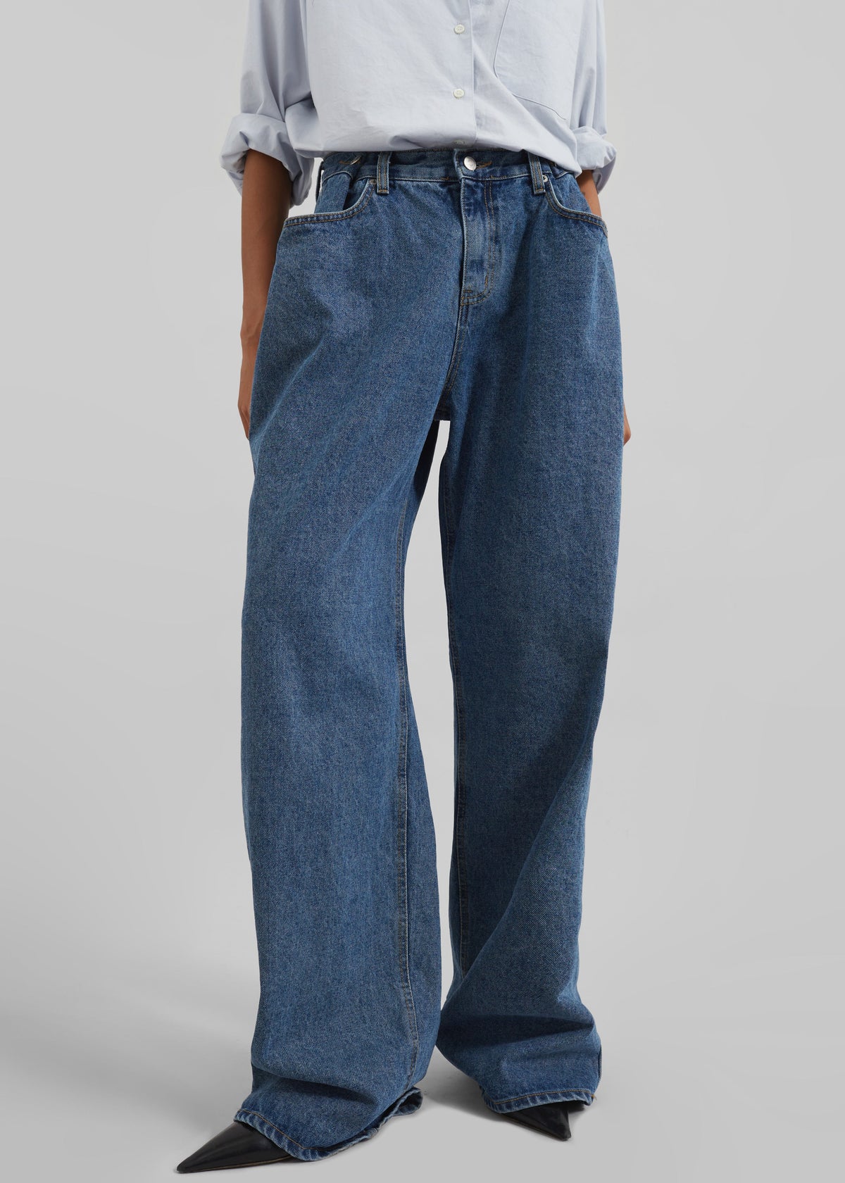 Hayla Denim Pants - Medium Wash β view 7 of 12