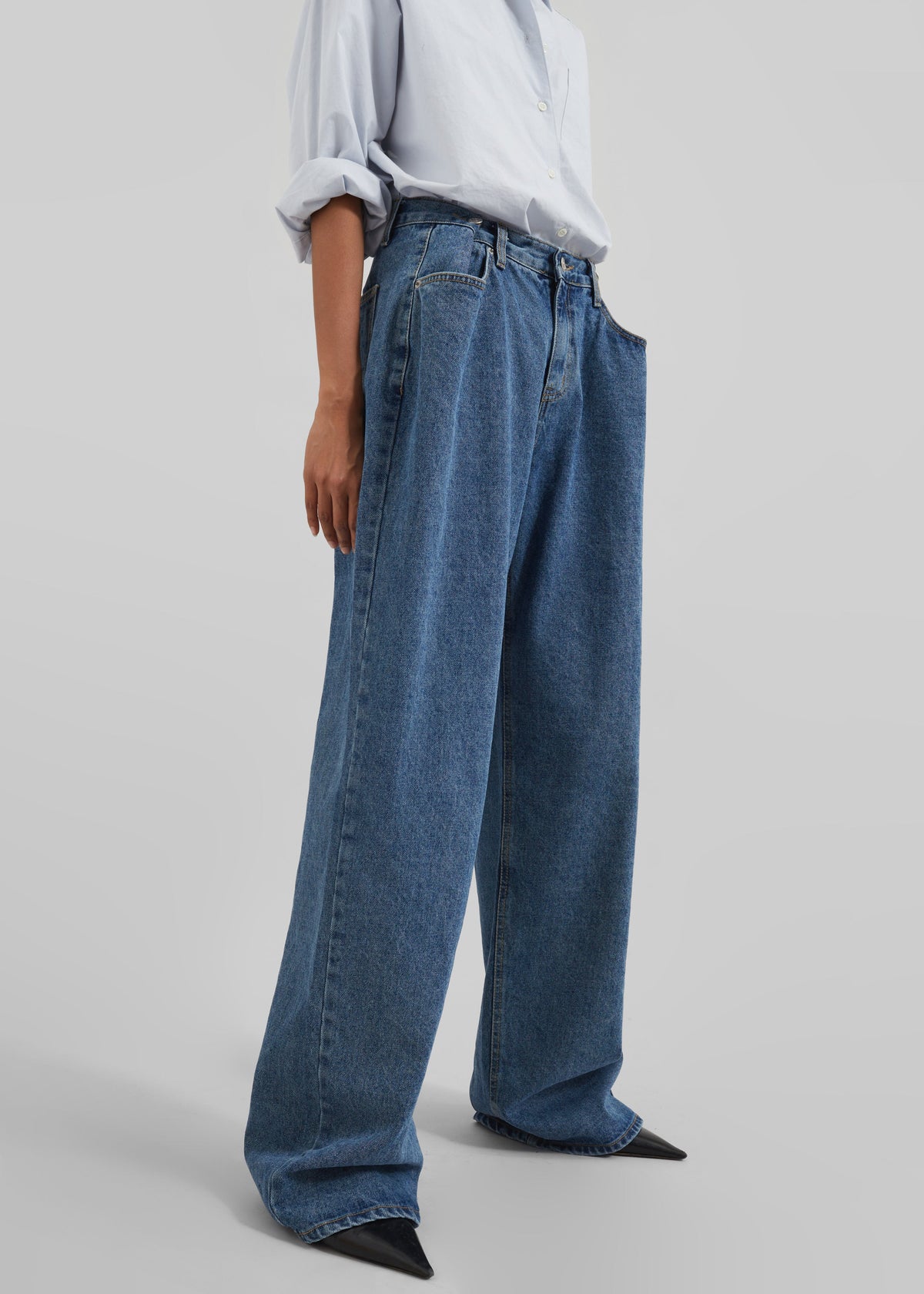 Hayla Denim Pants - Medium Wash β view 2 of 12