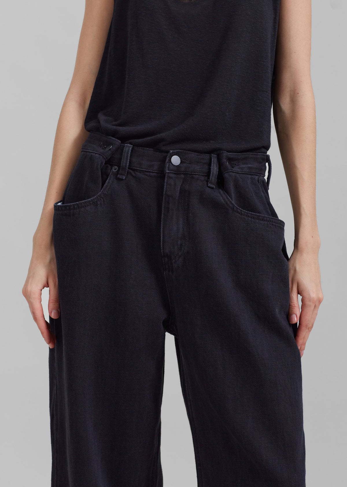Hayla Denim Pants - Black Wash β view 3 of 10