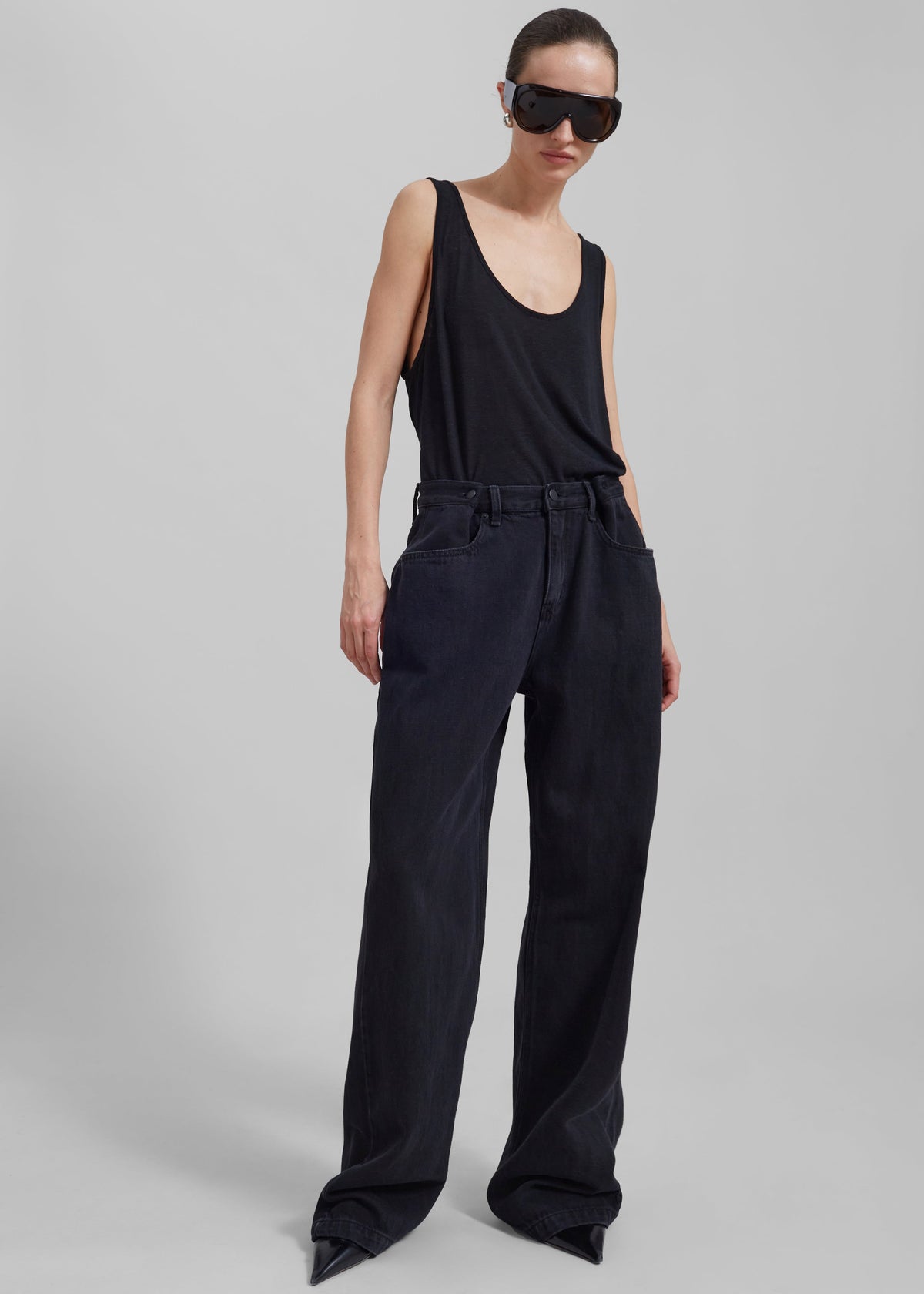 Hayla Denim Pants - Black Wash β view 8 of 10