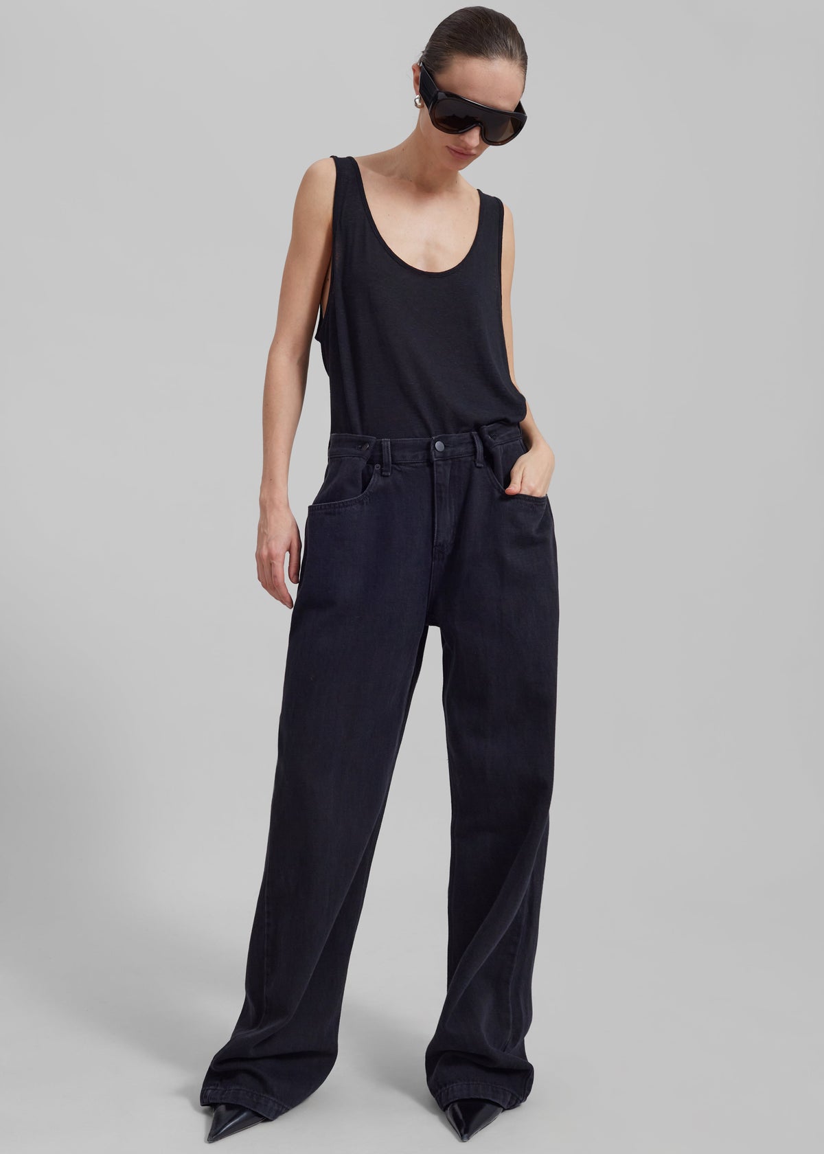 Hayla Denim Pants - Black Wash β view 6 of 10
