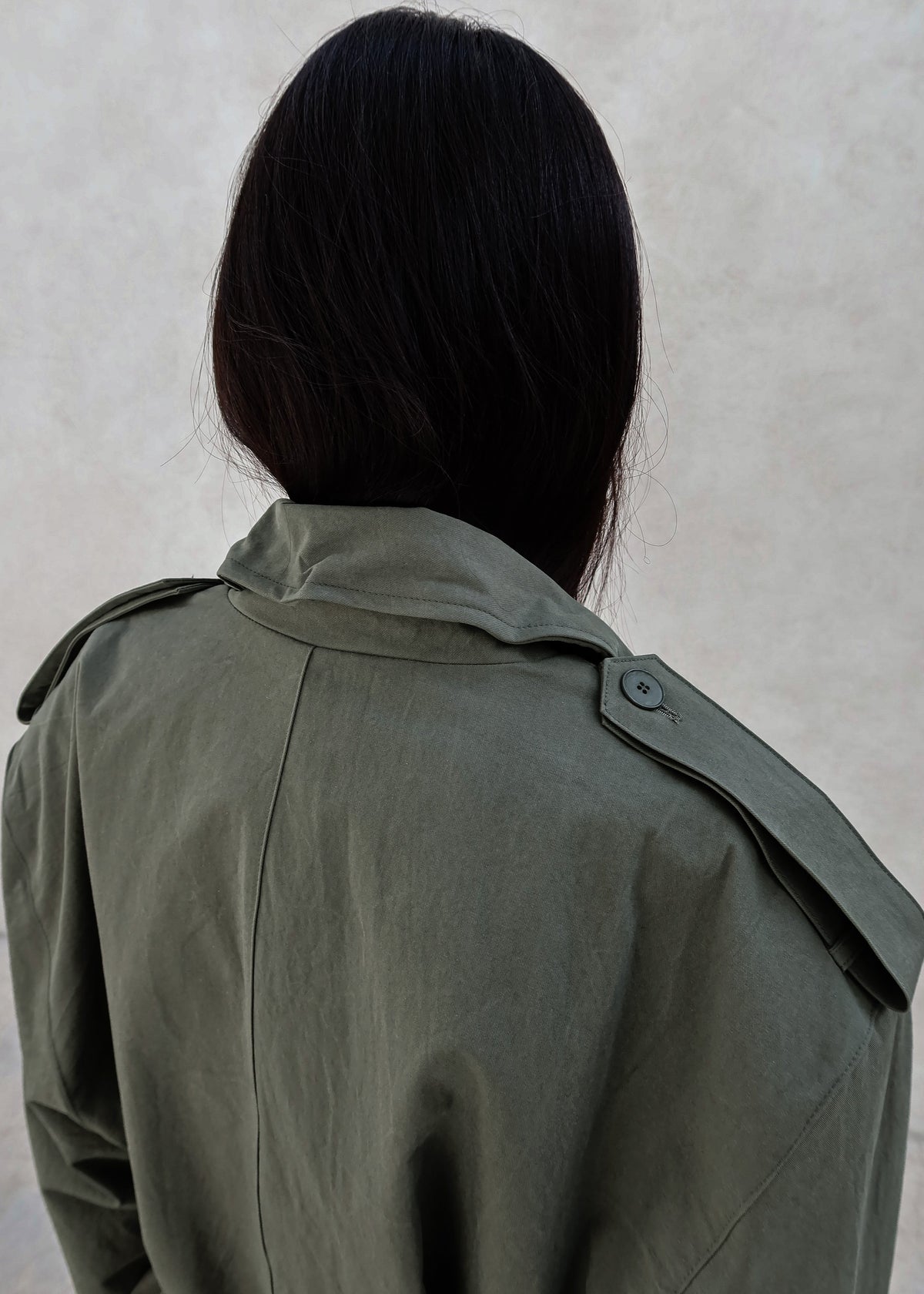 Hedley Wired Short Trench - Olive β view 10 of 12