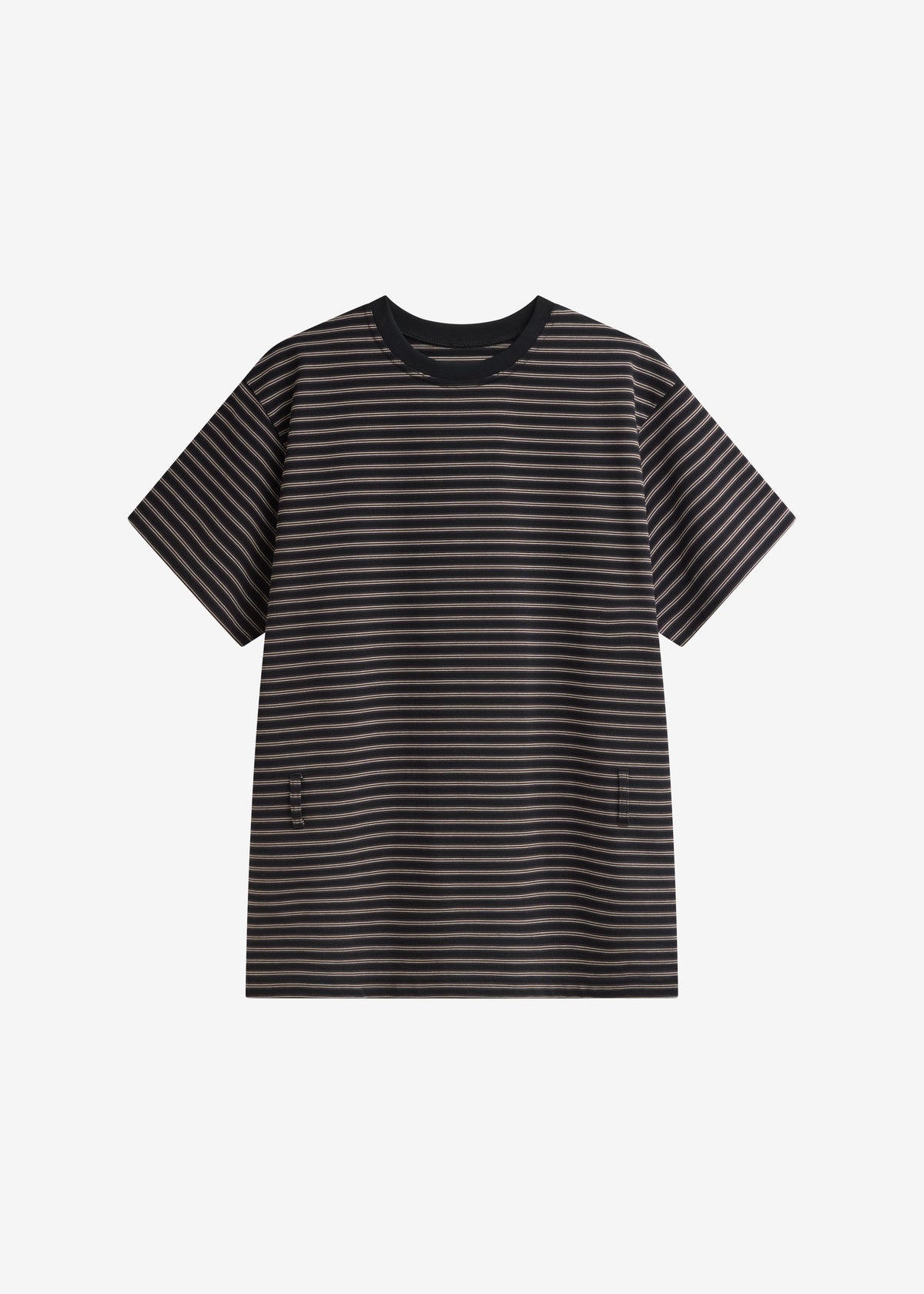 Hemse T-Shirt Dress - Black Multi Stripe β view 7 of 7