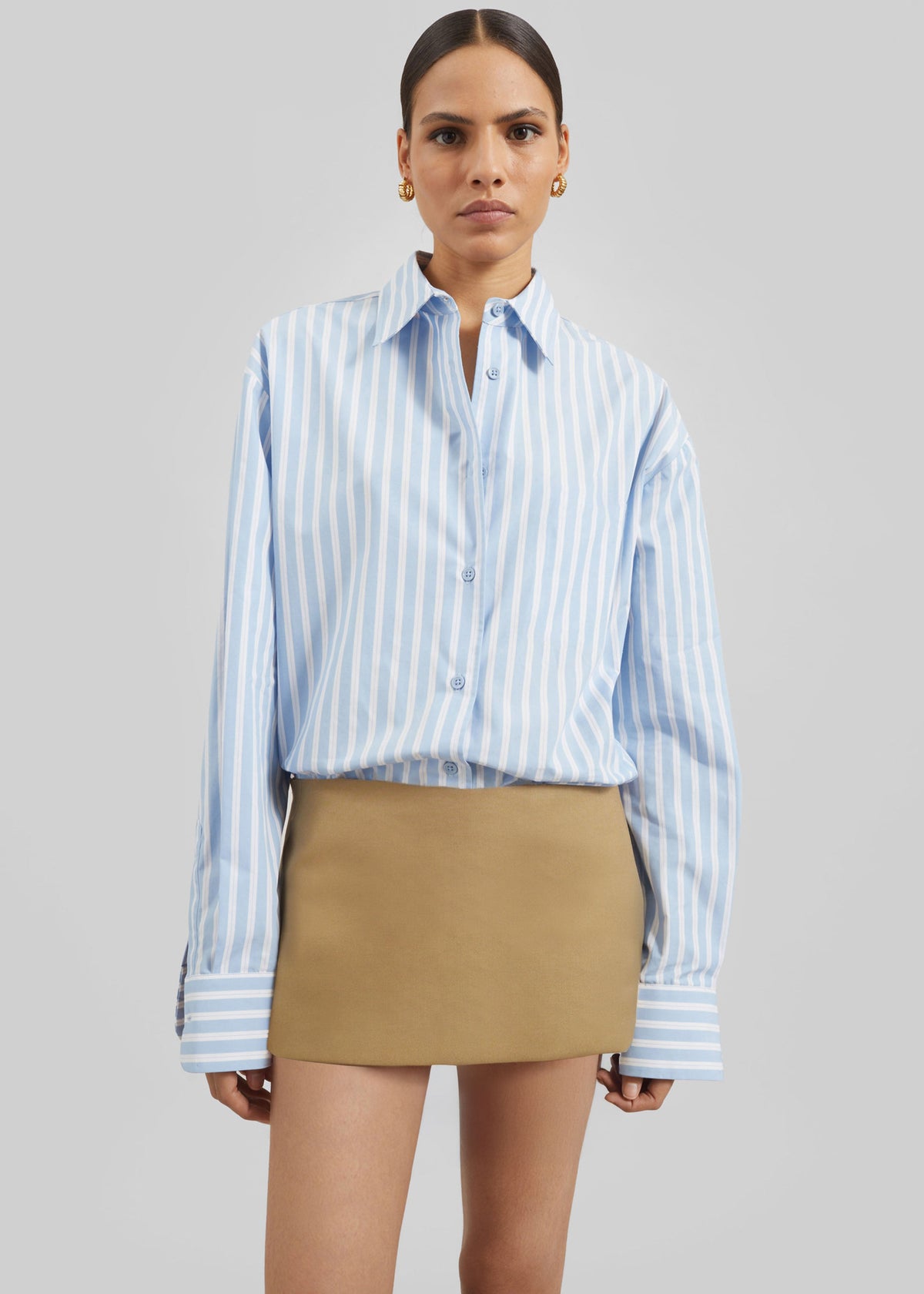 Hera Cotton Mini Skirt - Camel β view 1 of 1