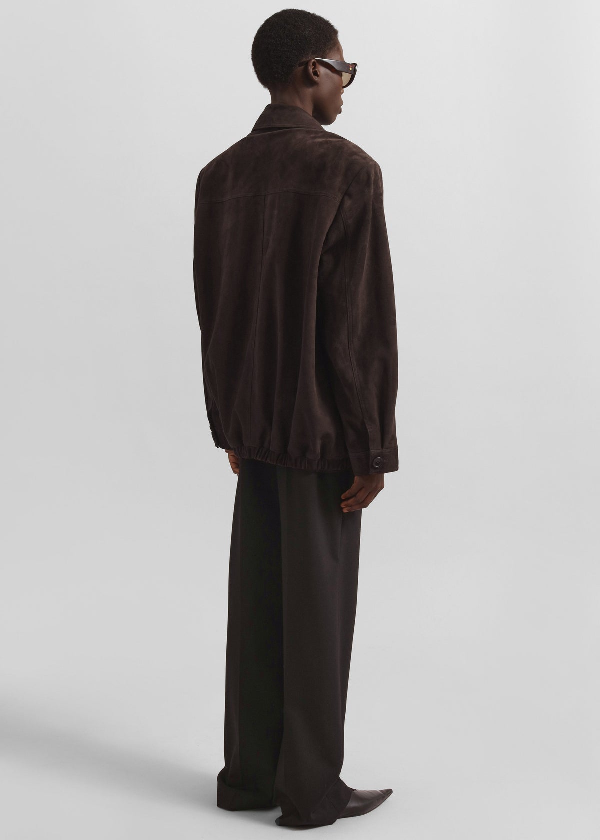 Hester Faux Suede Jacket - Brown β view 6 of 7