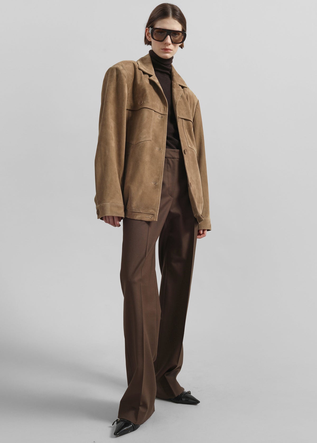 Hester Faux Suede Jacket - Camel β view 6 of 11