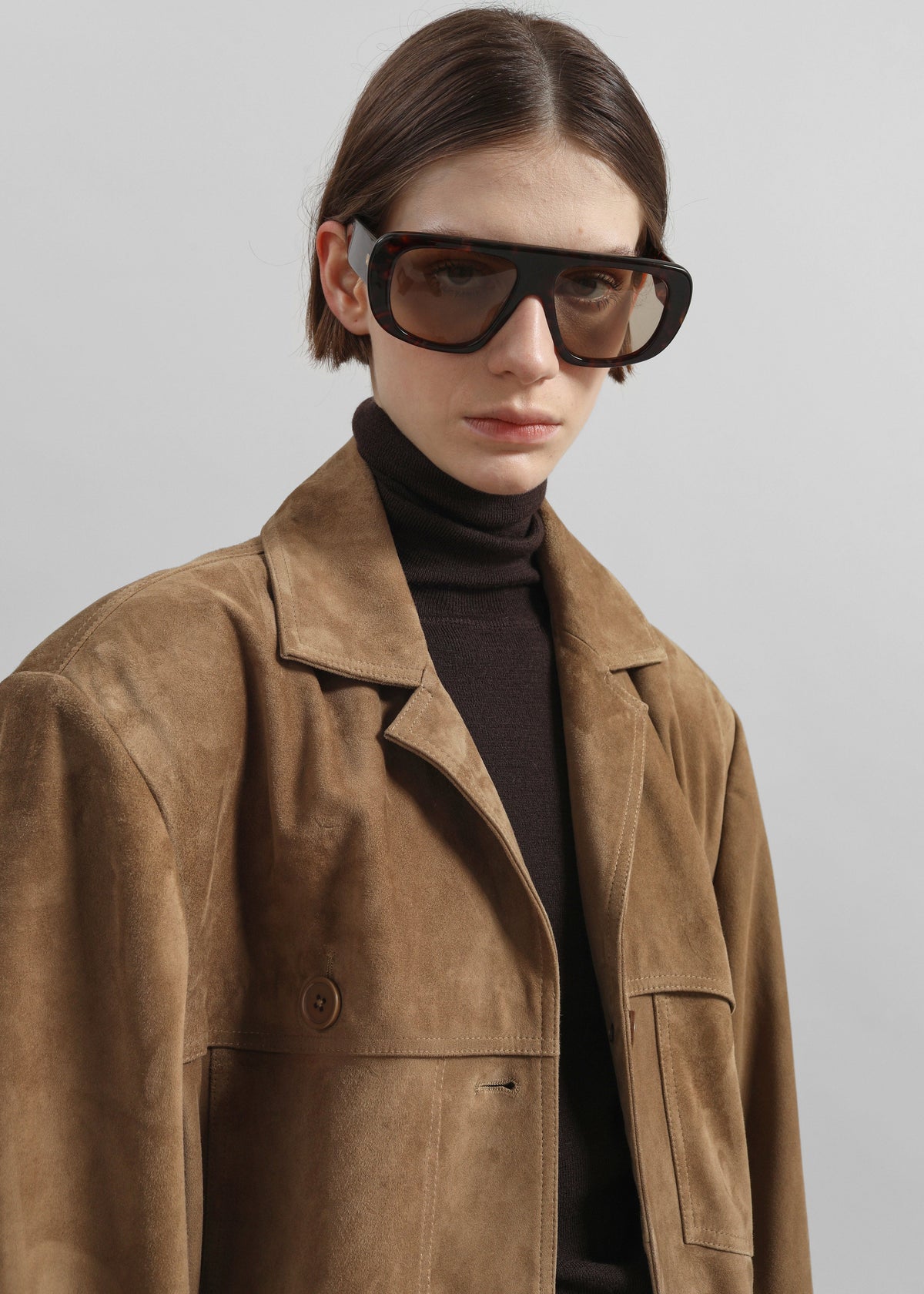 Hester Faux Suede Jacket - Camel β view 8 of 11