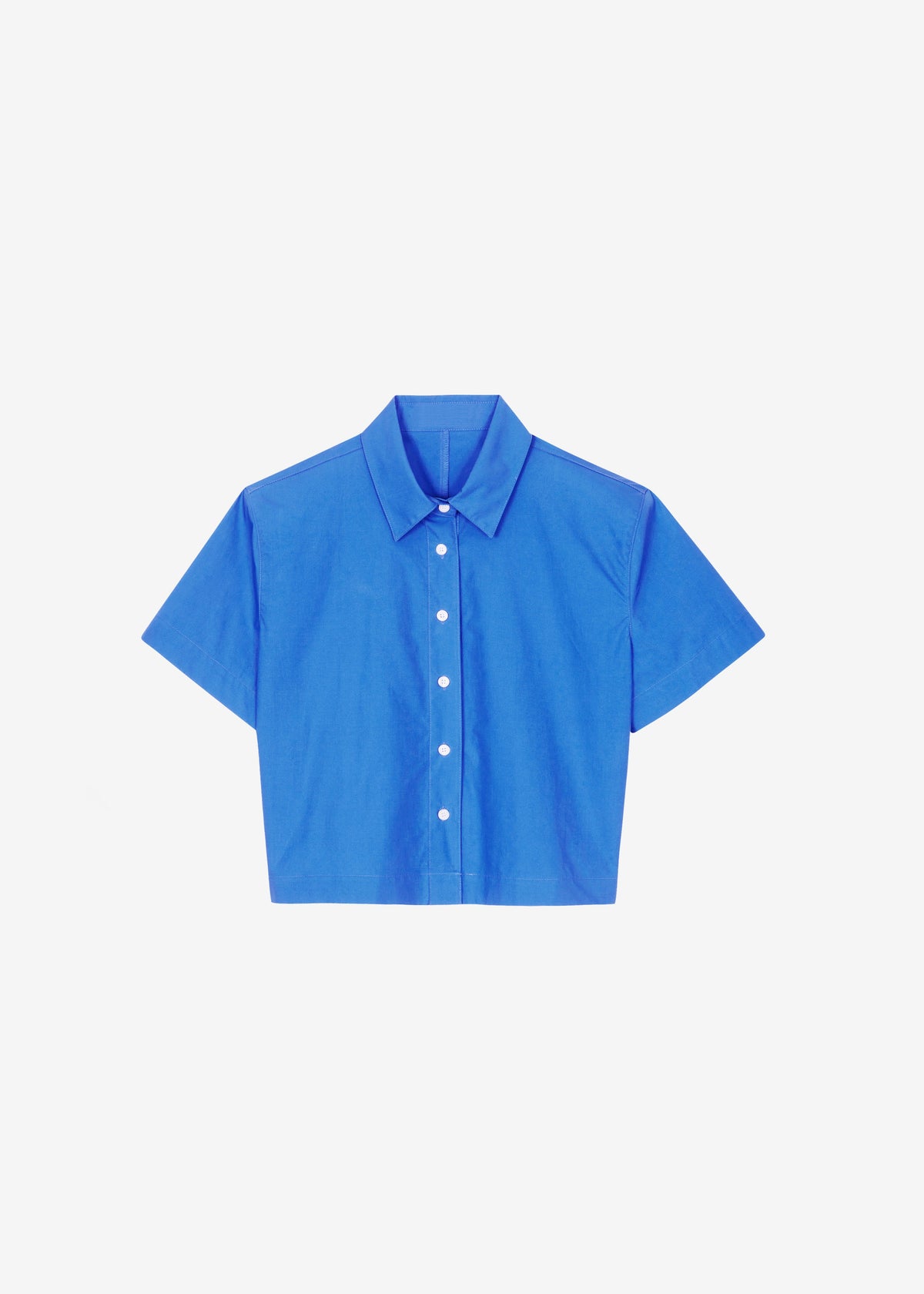 Hiva Cropped Shirt - Cobalt β view 8 of 8