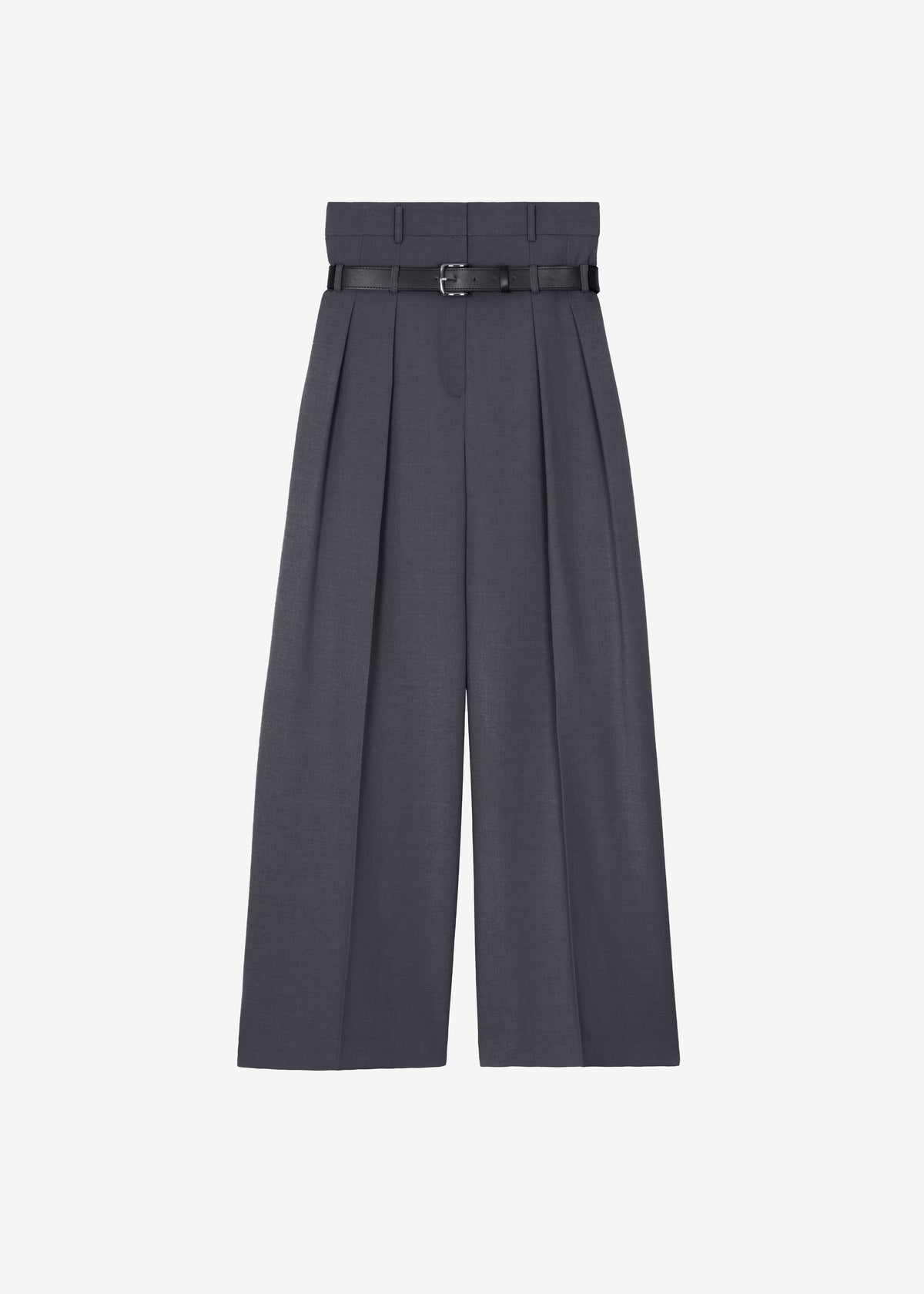 Hobart Double Belt Loop Trousers - Dark Grey β view 8 of 8