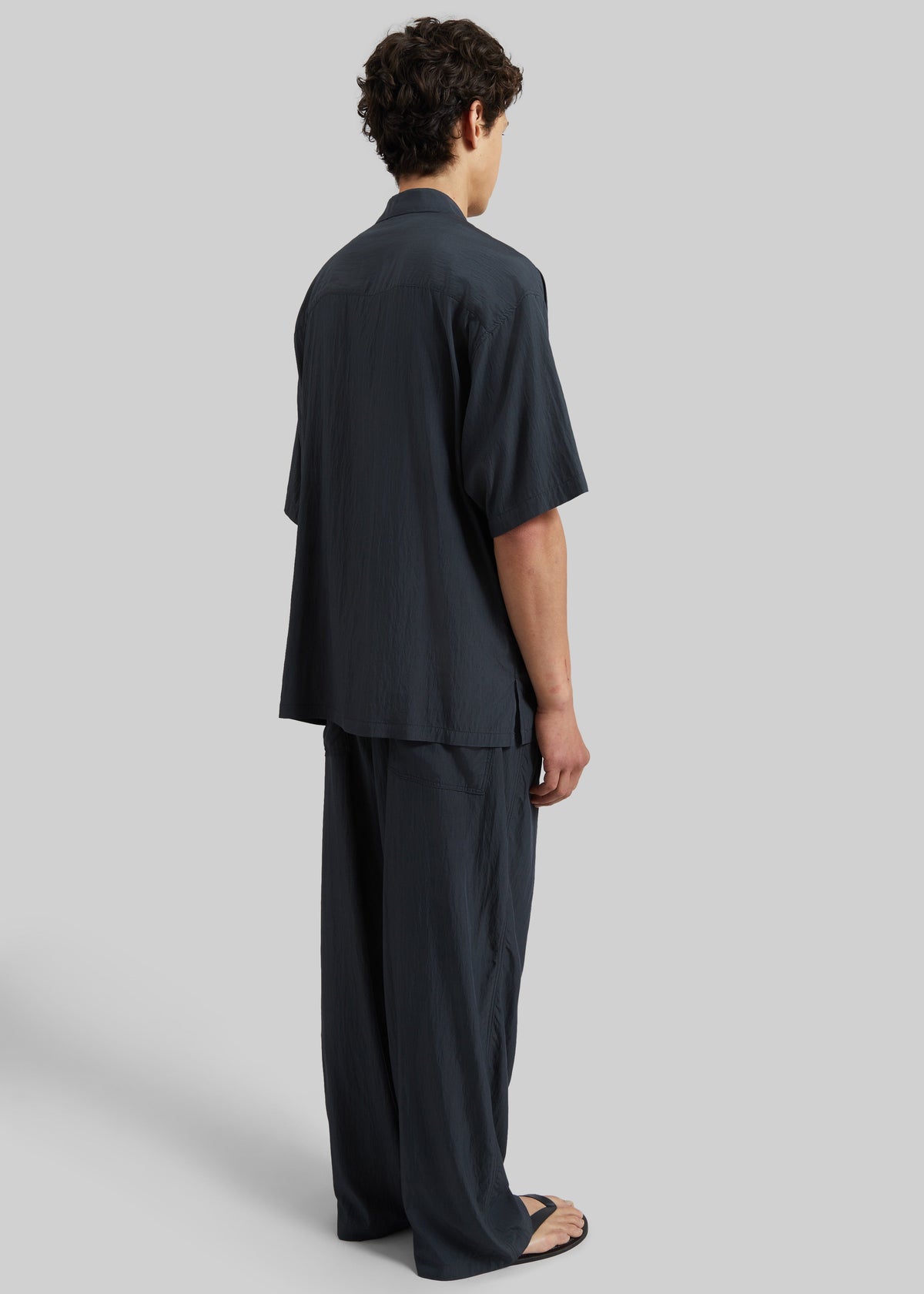 Holmen Short Sleeve Shirt - Charcoal β view 5 of 6