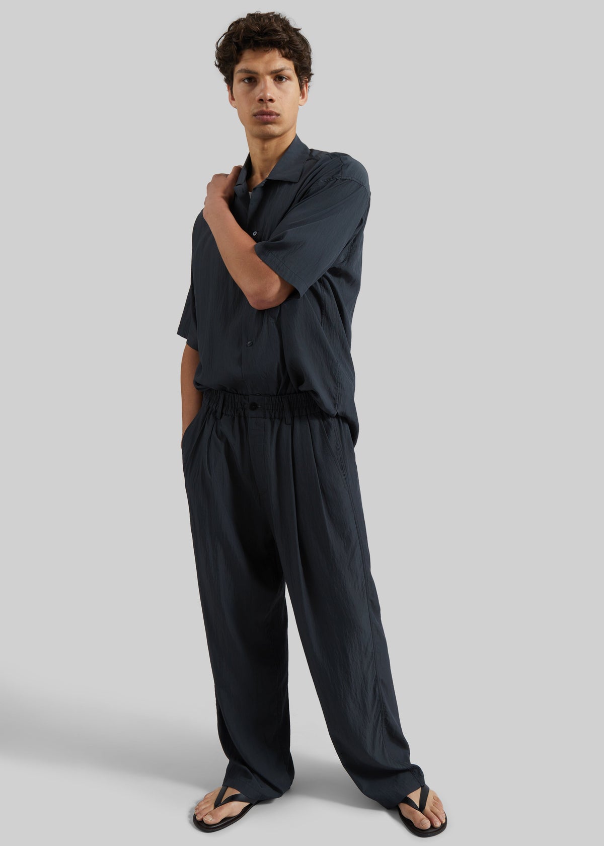 Holmen Straight Pants - Charcoal β view 1 of 6