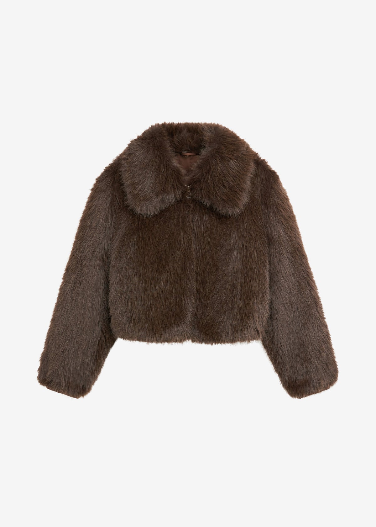 Hope Faux Fur Jacket - Brown β view 8 of 8